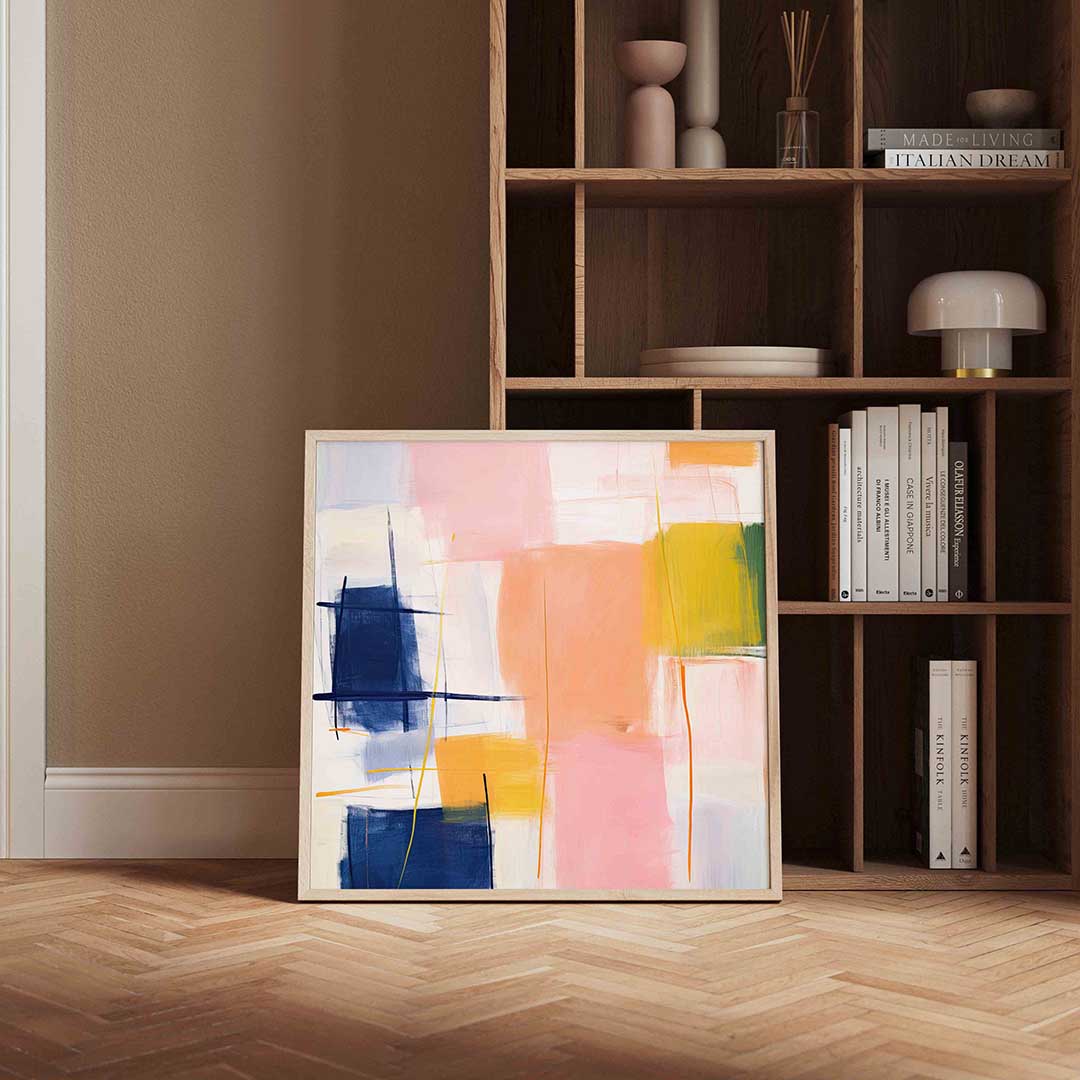 Abstracte vormen Poster