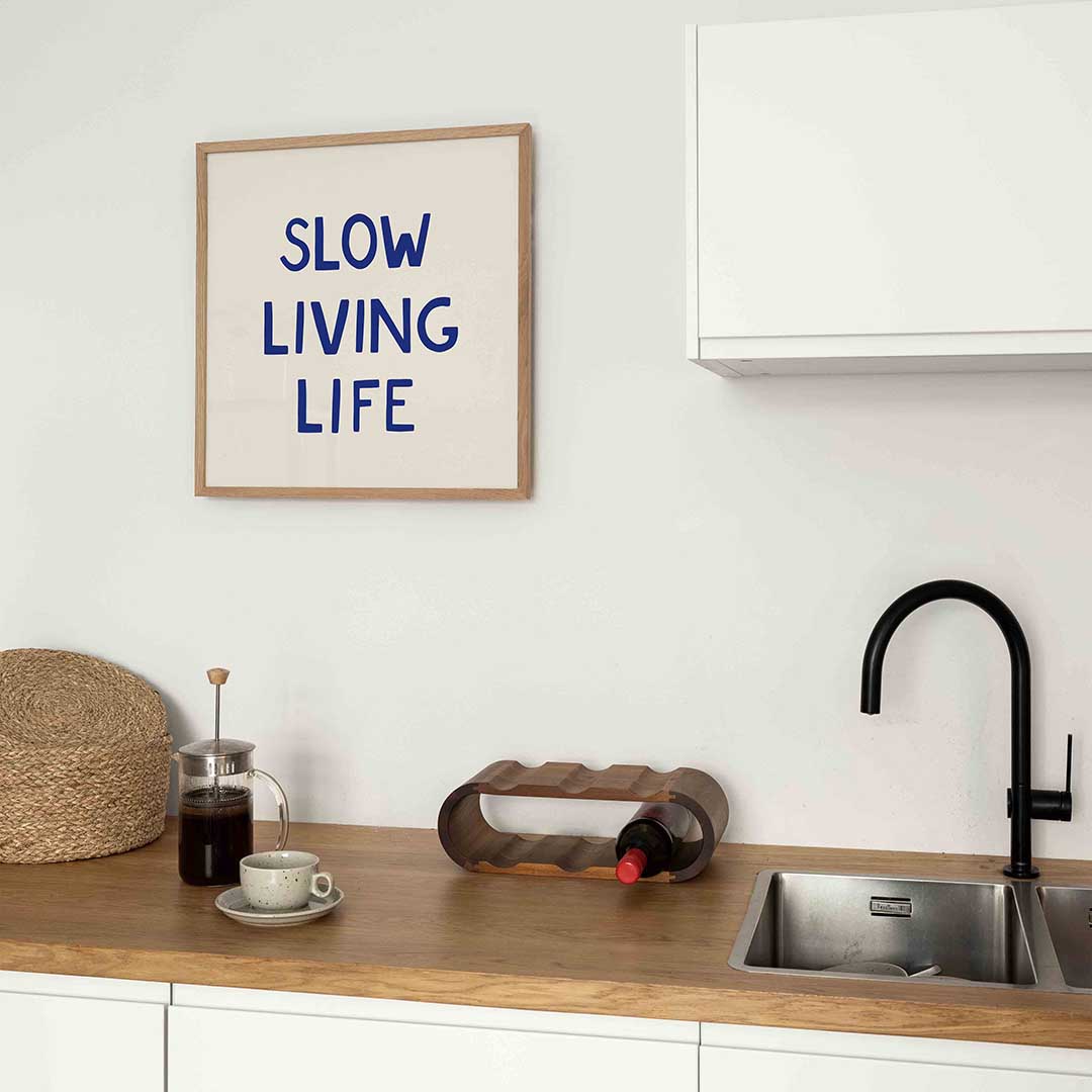 Slow living life Poster