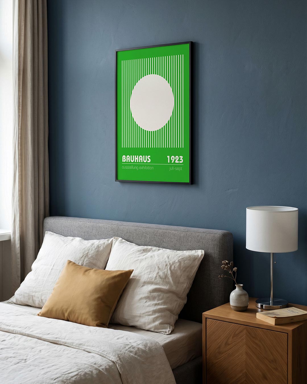 Lijnen en cirkel Poster