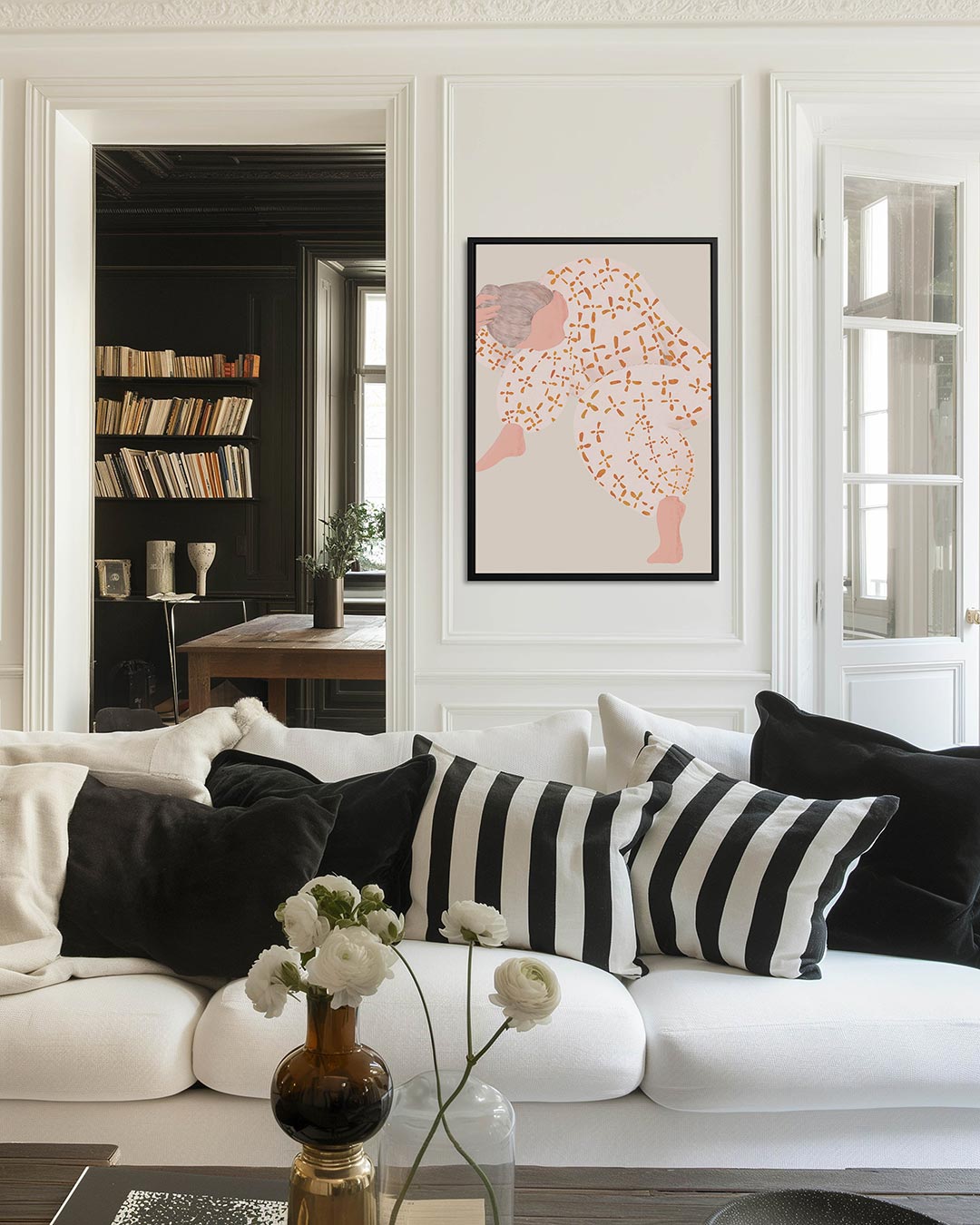 Dynamische vormen Kunstwerk