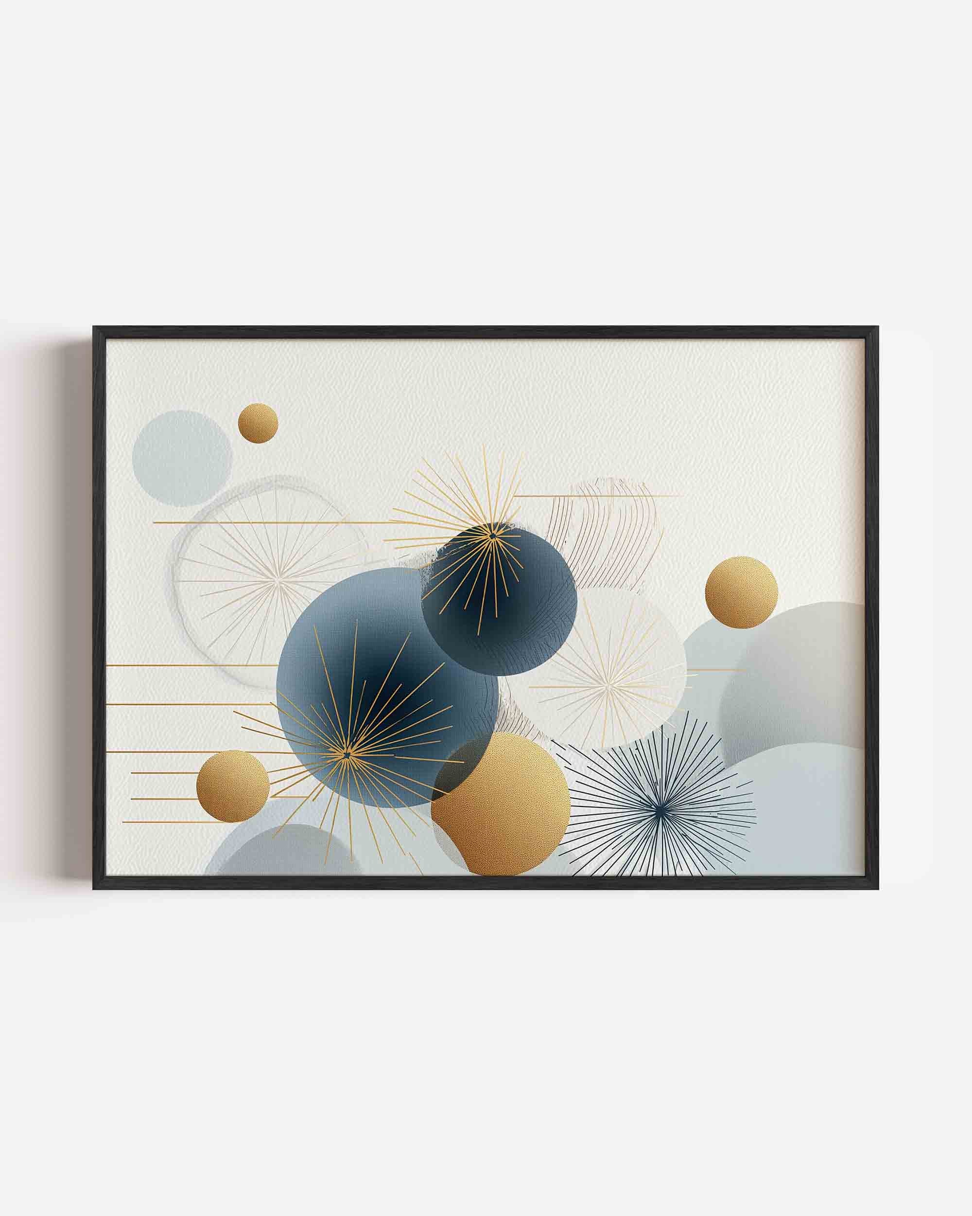 Abstracte cirkels Poster