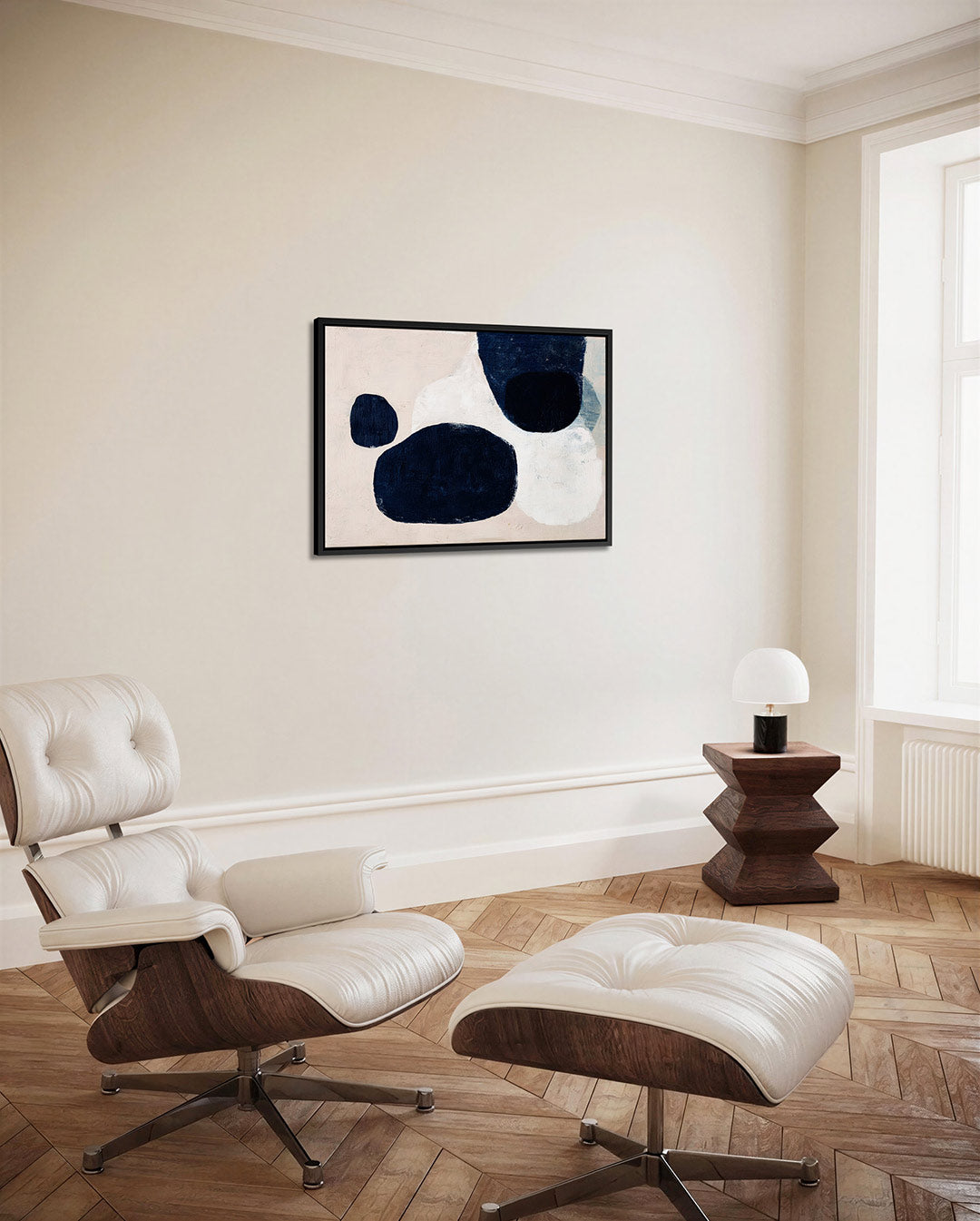 Organische vormen compositie Kunstwerk