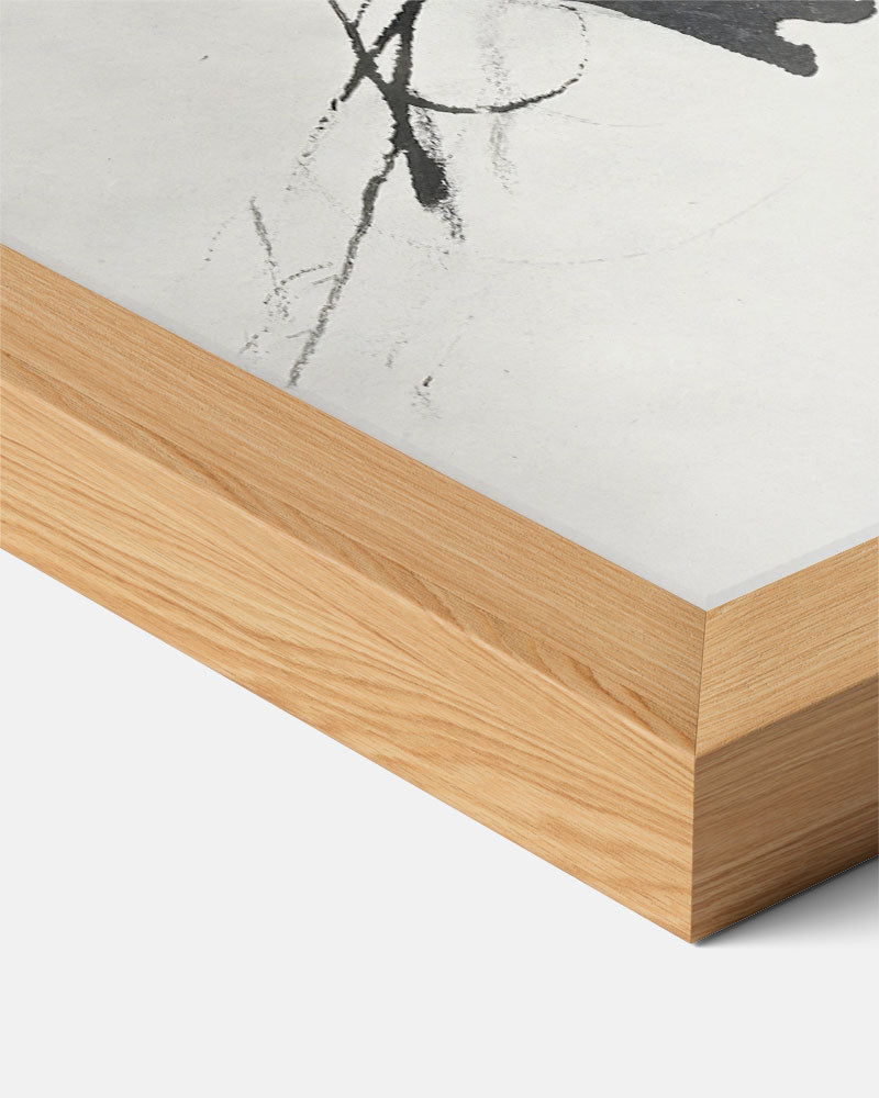 Elegante Lijntekening Vrouw Poster-WallArtistic