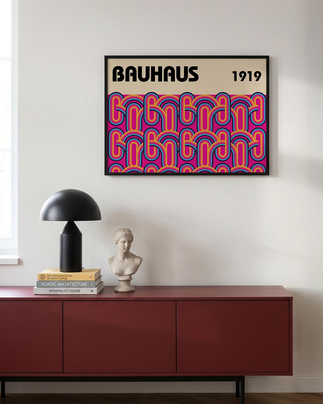 Kleurrijke vormritme Poster