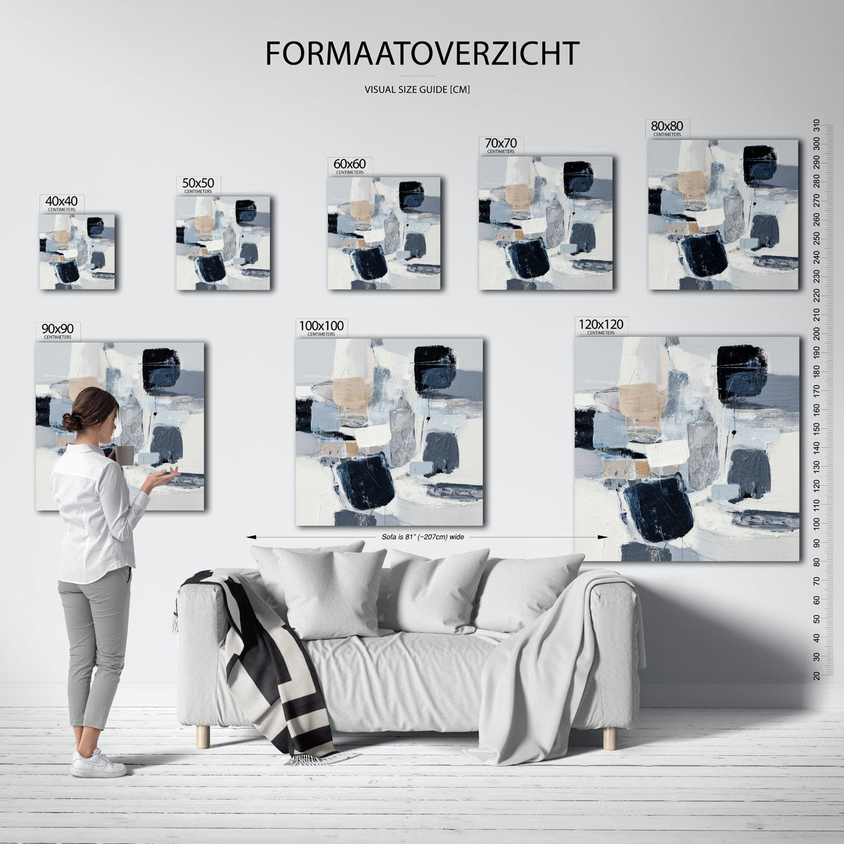 Abstracte vormen Poster