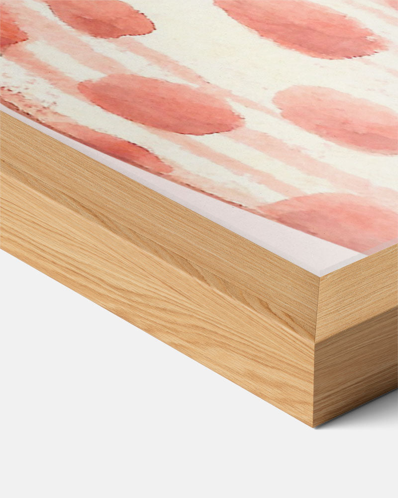Roze schelpen Poster-WallArtistic