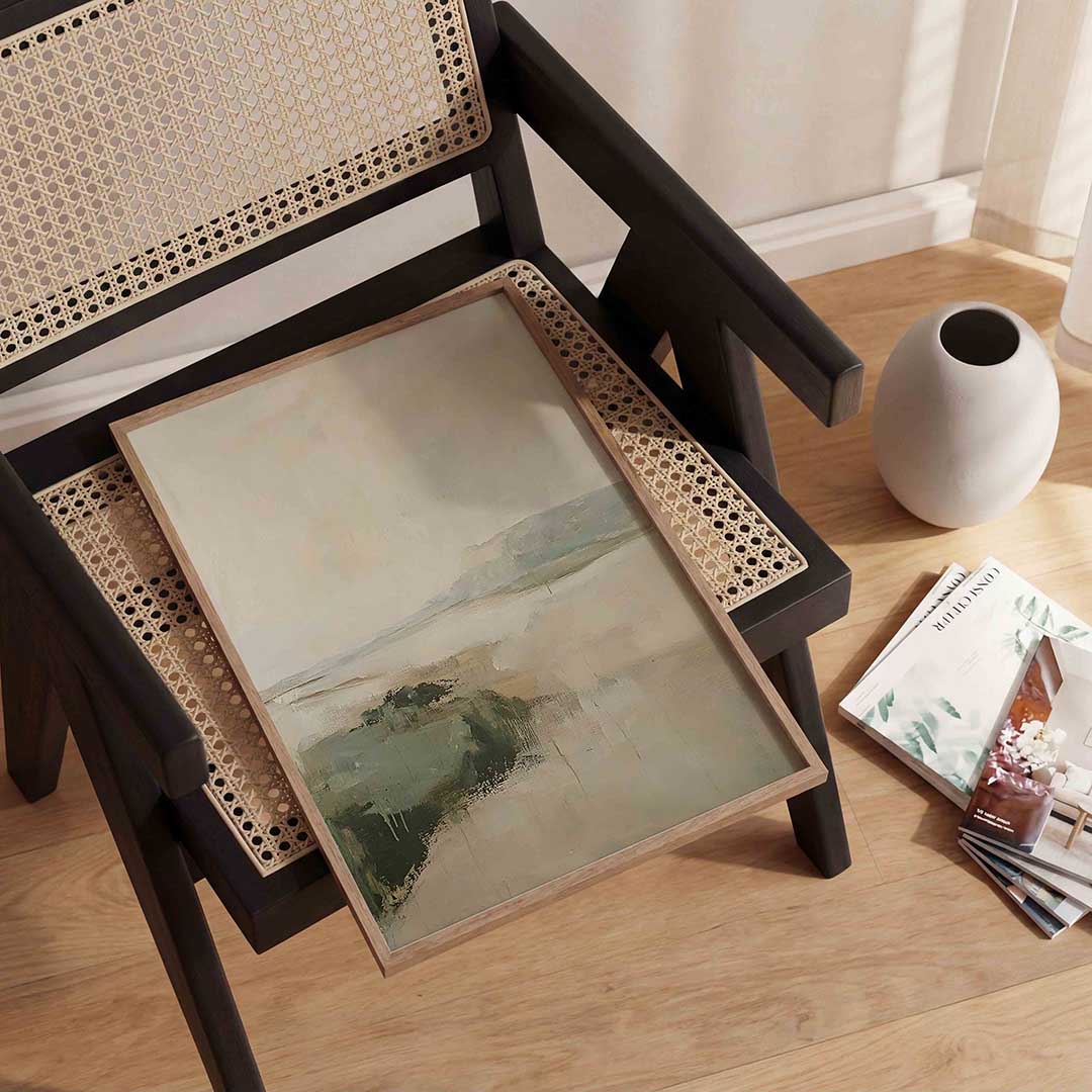 Landschap met zachte tinten Poster