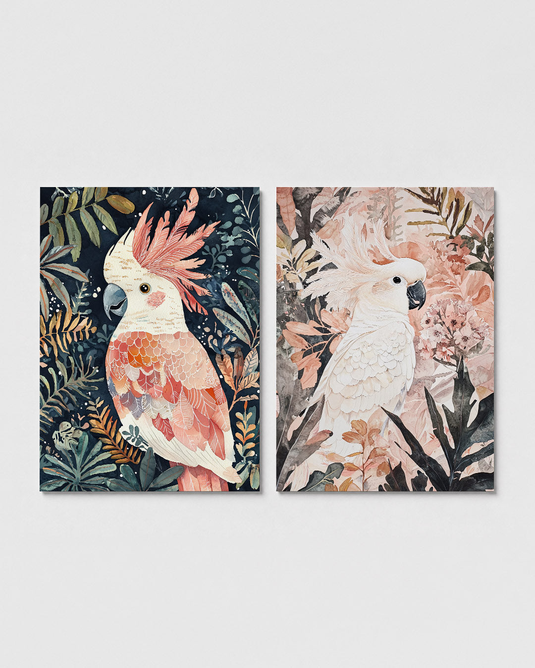 Vogels en bladeren Posterset