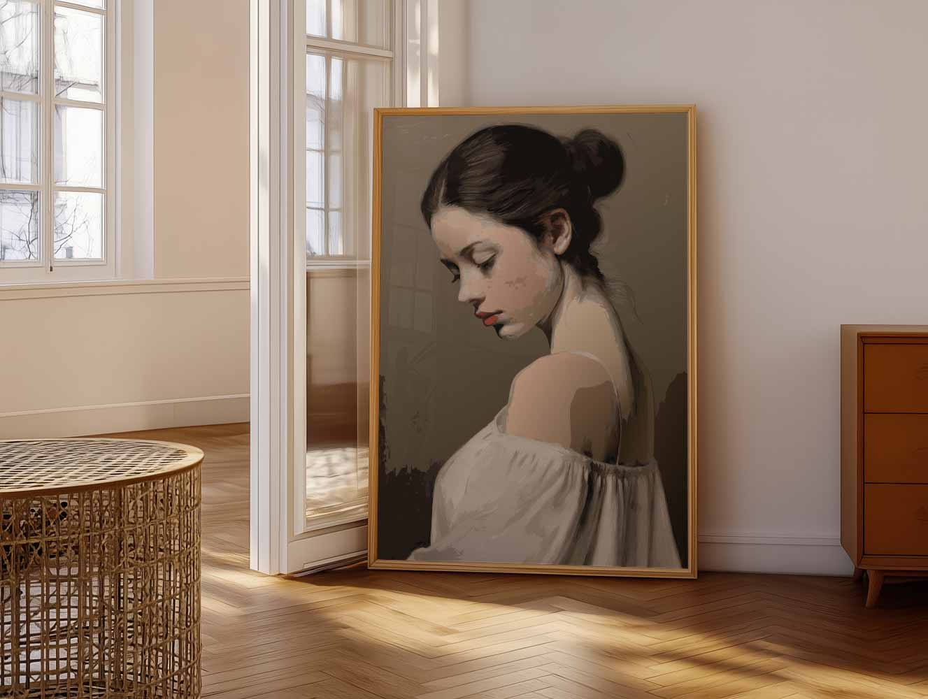 Elegante Portretposter-WallArtistic