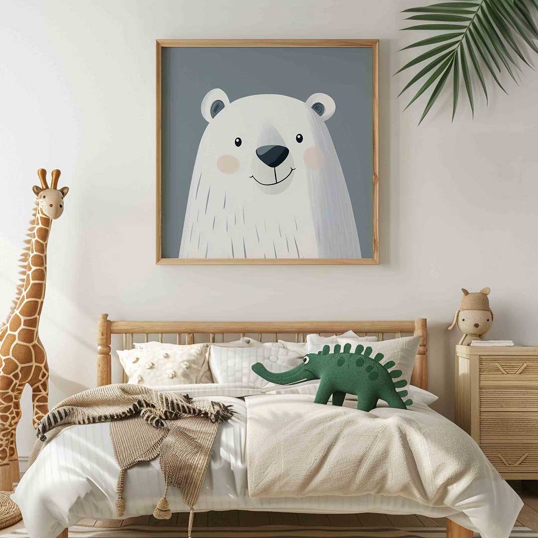 Schattige ijsbeer Poster