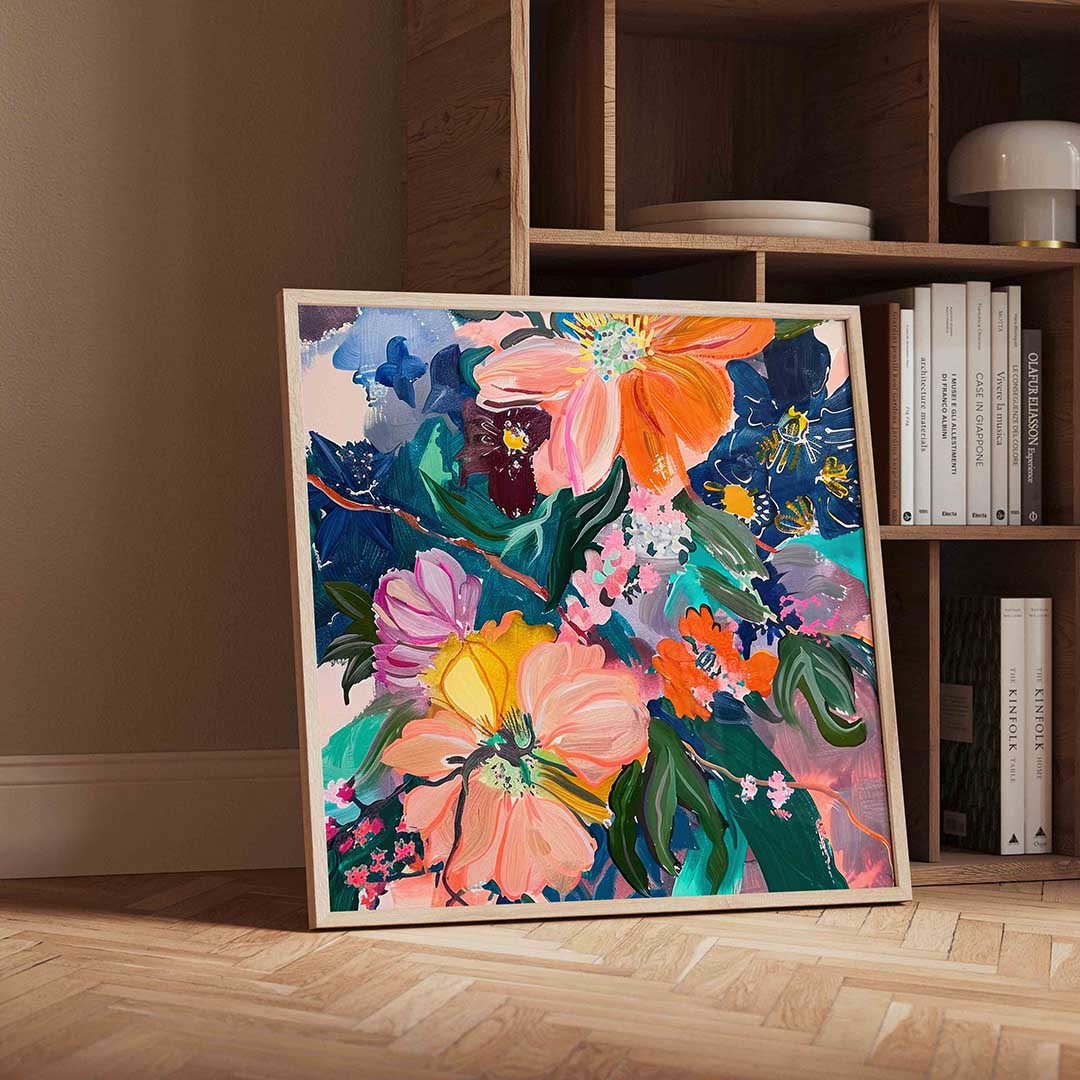 Bloemenexplosie Poster