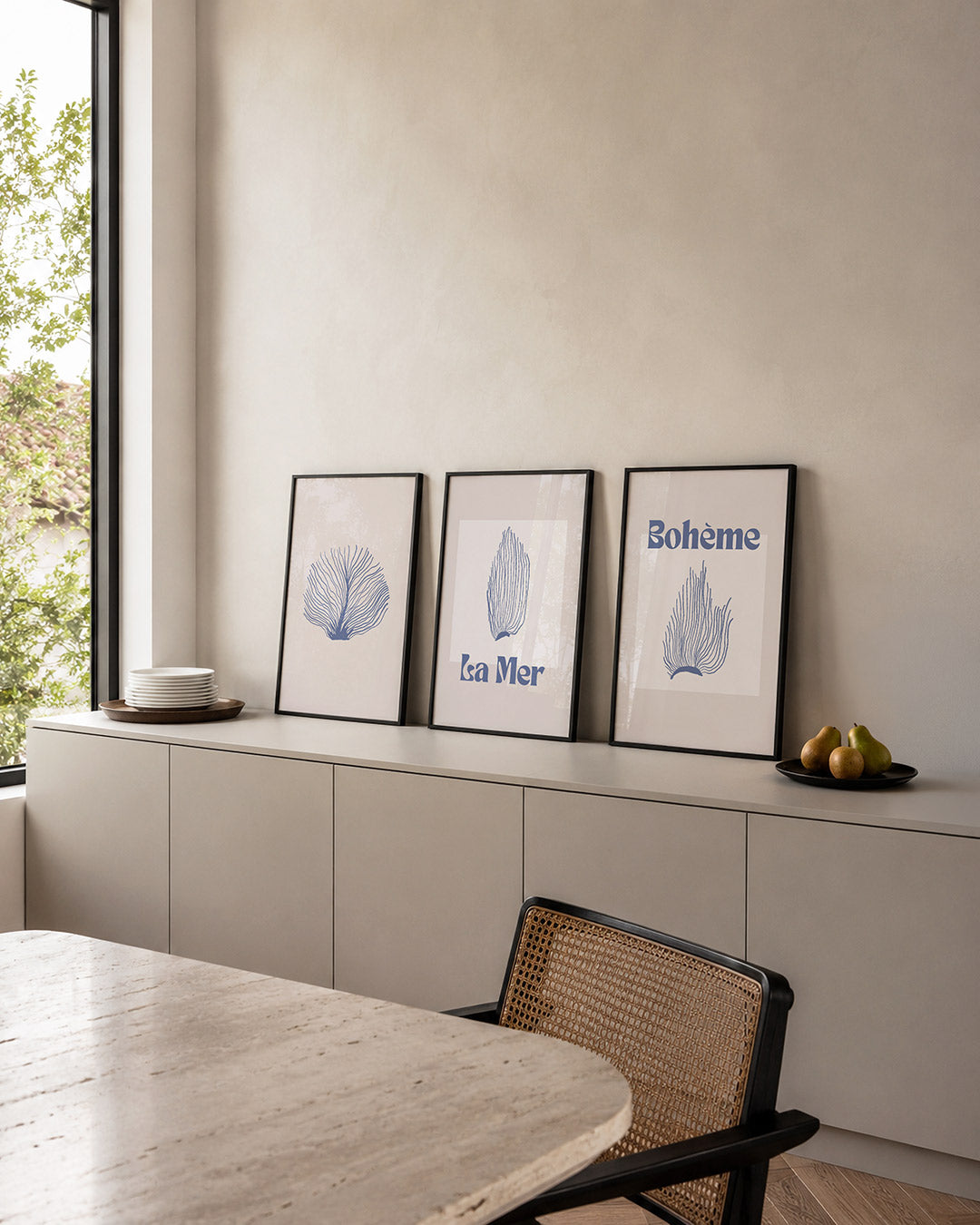 Lijnenspel en kleur Posterset
