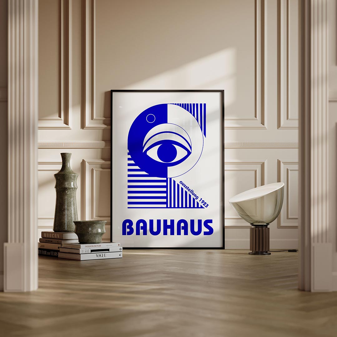 Oog en lijnen Poster