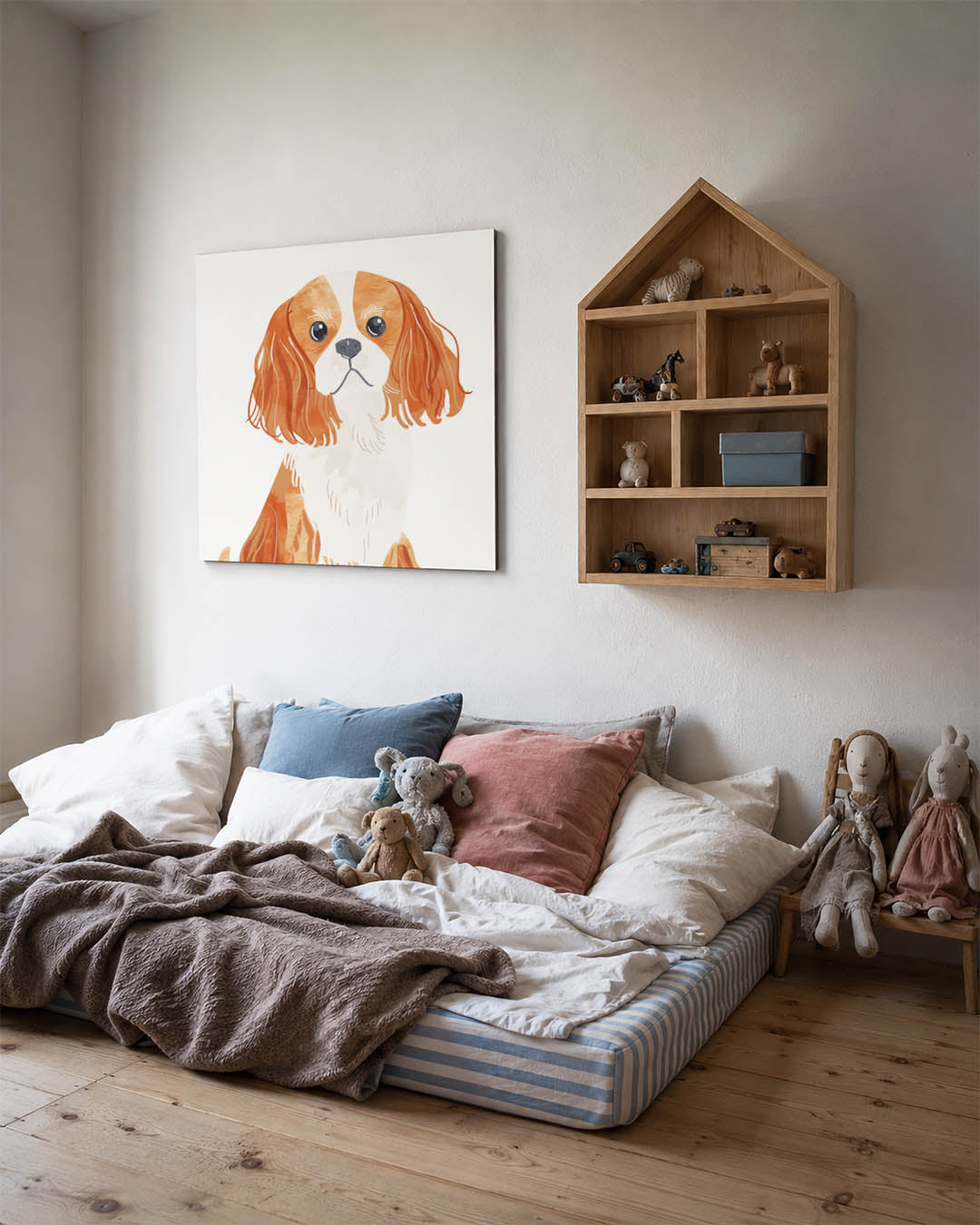Hond illustratie Kunstwerk