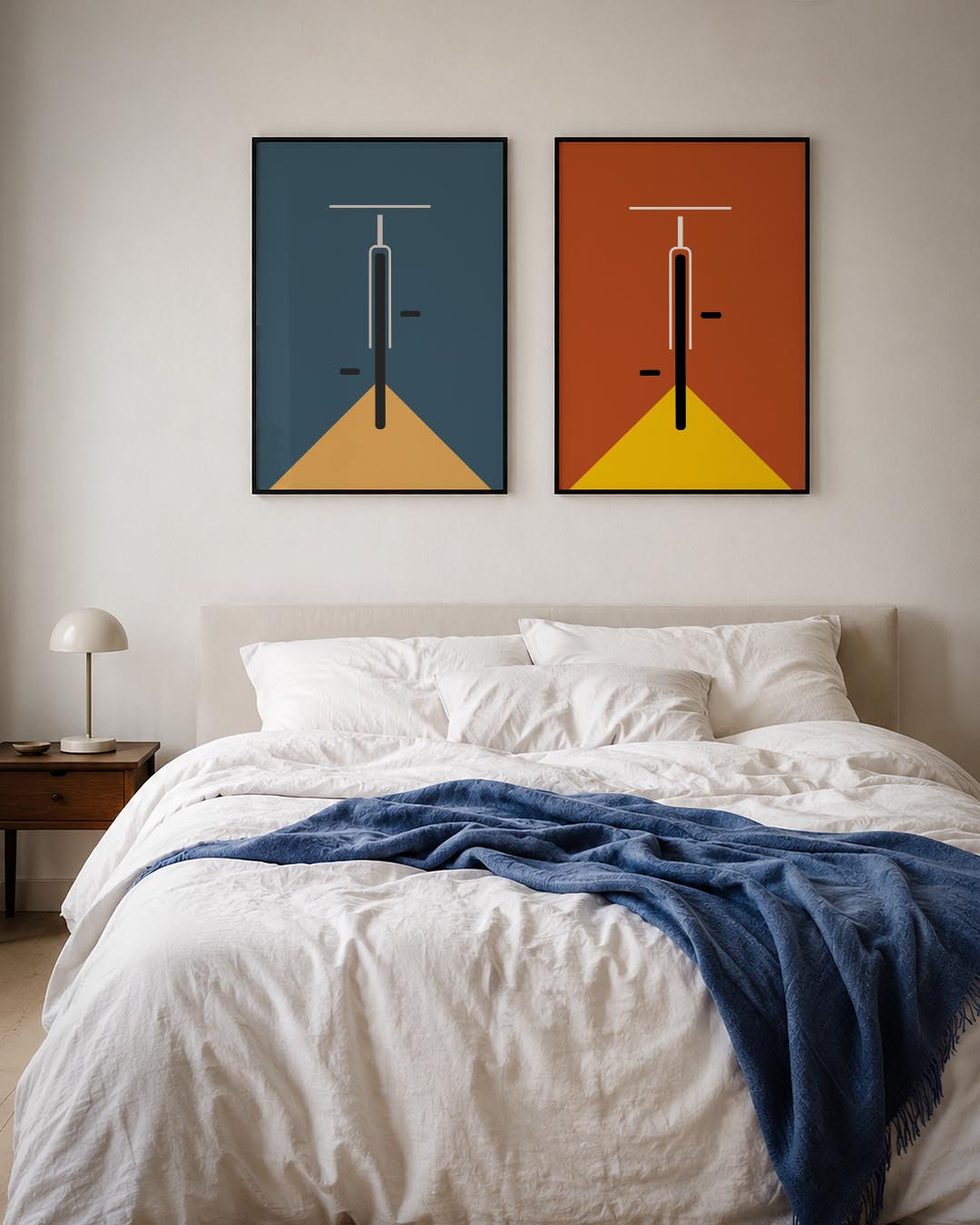 Fiets en licht Posterset