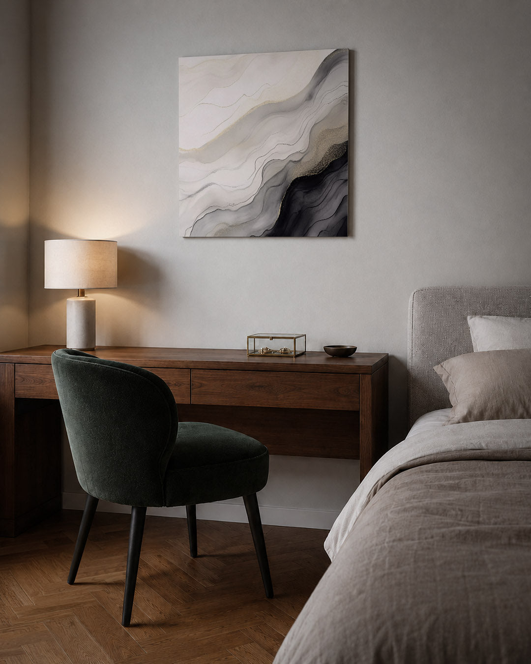 Golvende lijnen Kunstwerk