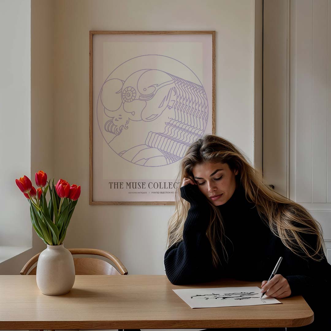 Elegante Muse Poster-WallArtistic