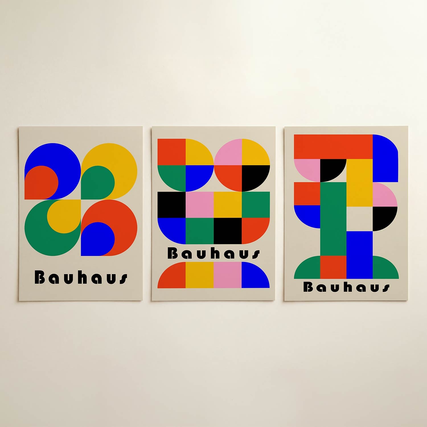 Vormen en kleur Posterset