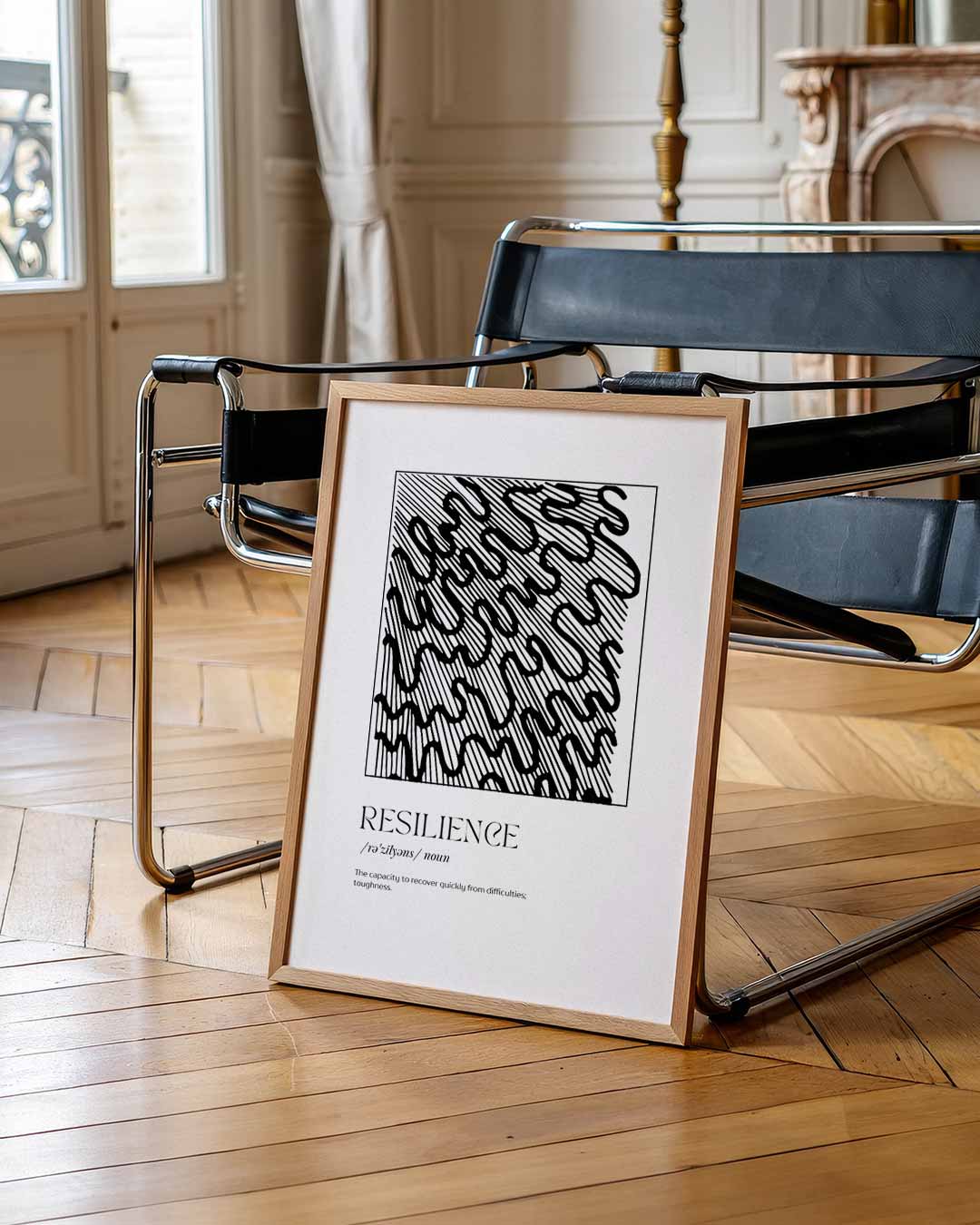 Veerkracht Inspiratie Poster-WallArtistic