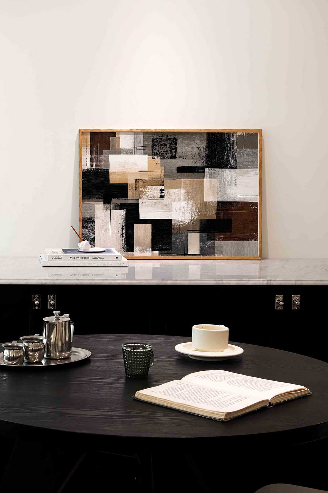 Abstracte rechthoeken Poster