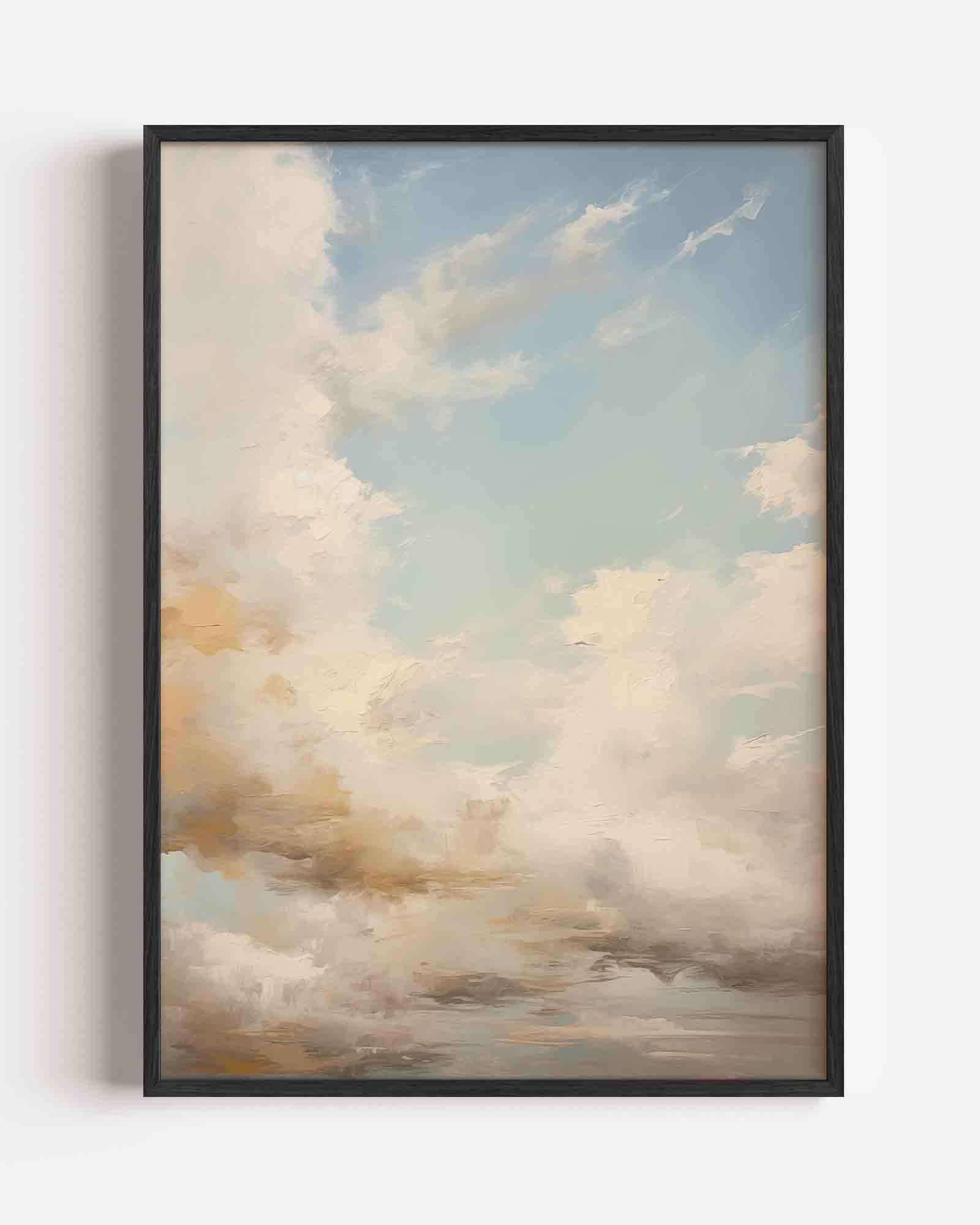 Lucht en wolken Poster