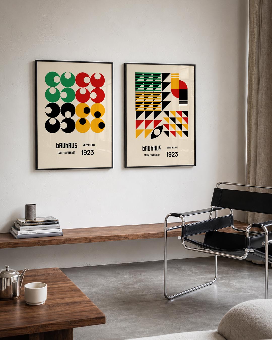 Cirkelritme en kleuren Posterset