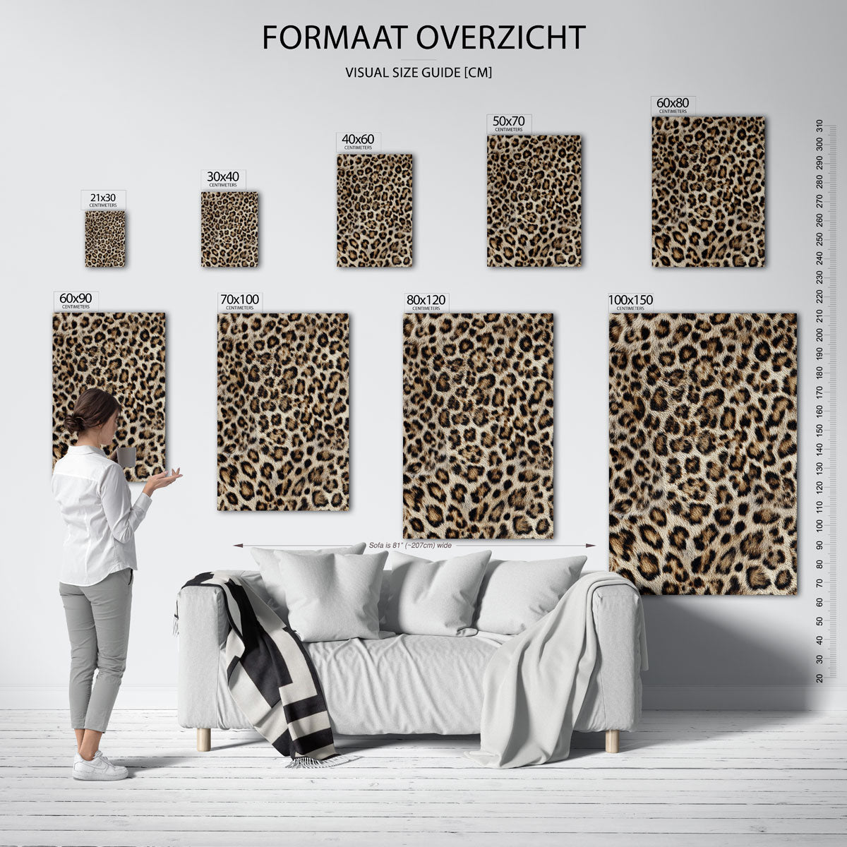 Luipaardprint Poster