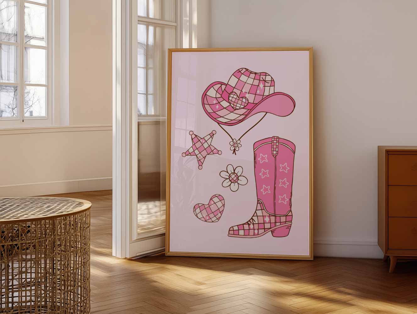 Cowboy Chique Poster-WallArtistic