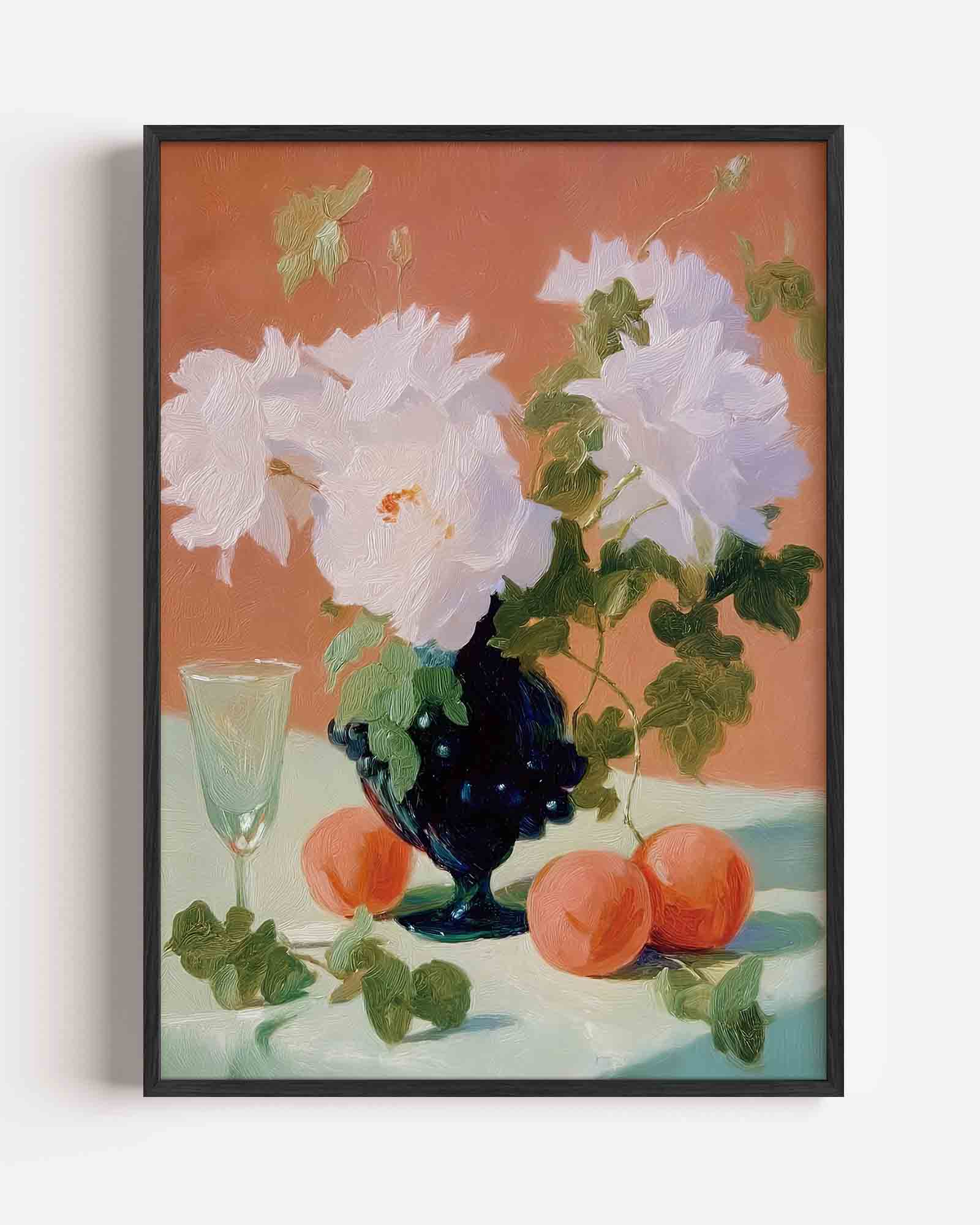 Bloemen en fruit Poster