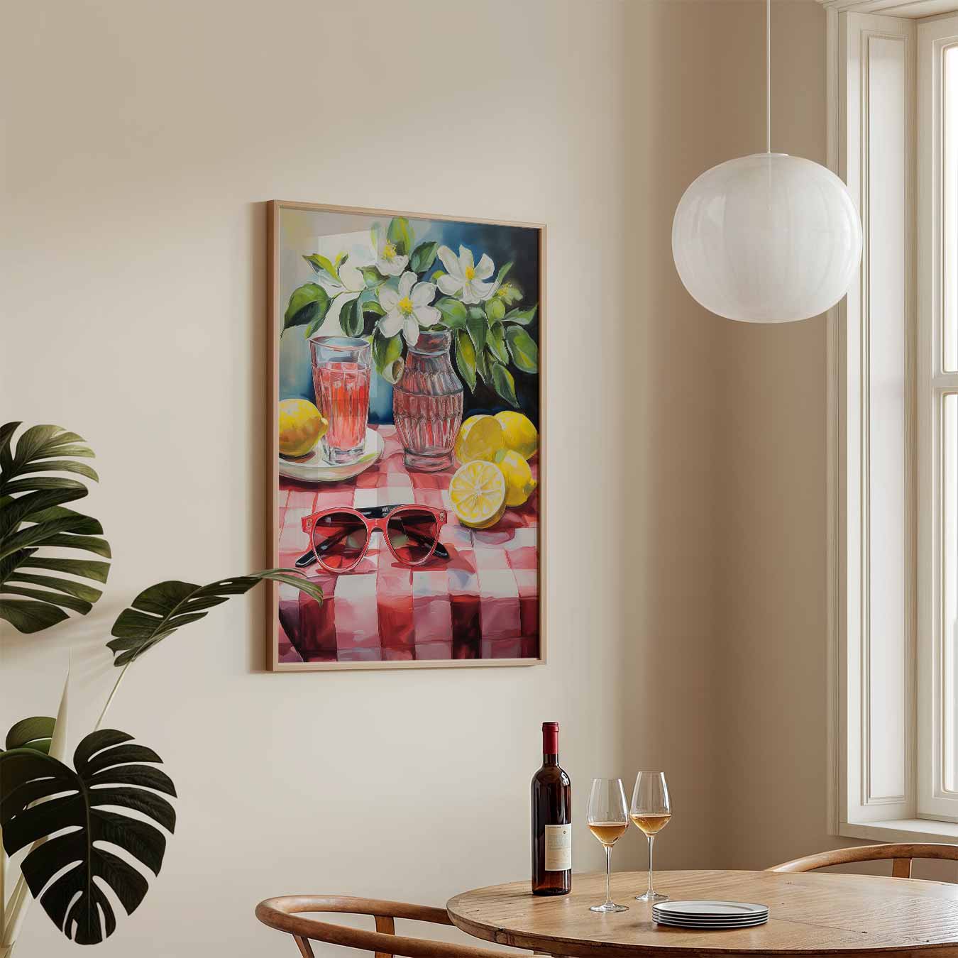 Zomers Tafereel met Citruskracht Poster-WallArtistic