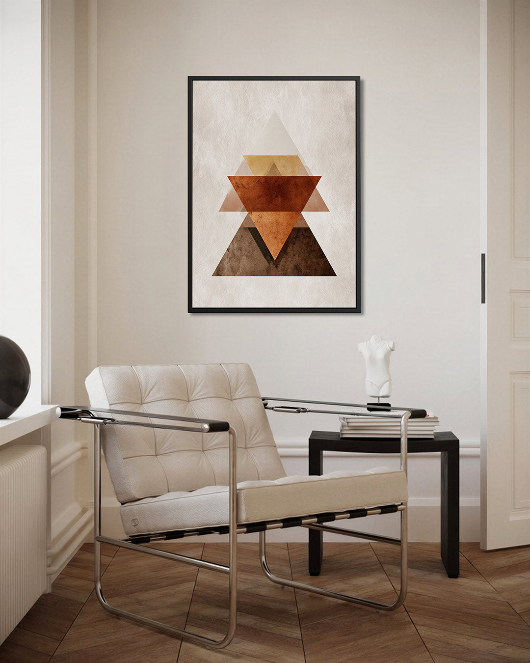 Geometrische driehoeken Kunstwerk