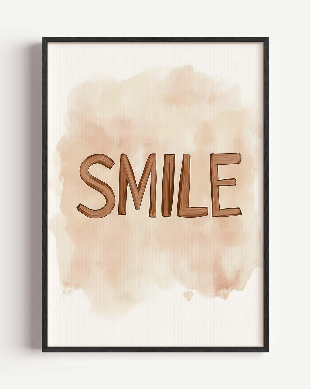 Rustieke "Smile" Poster-WallArtistic