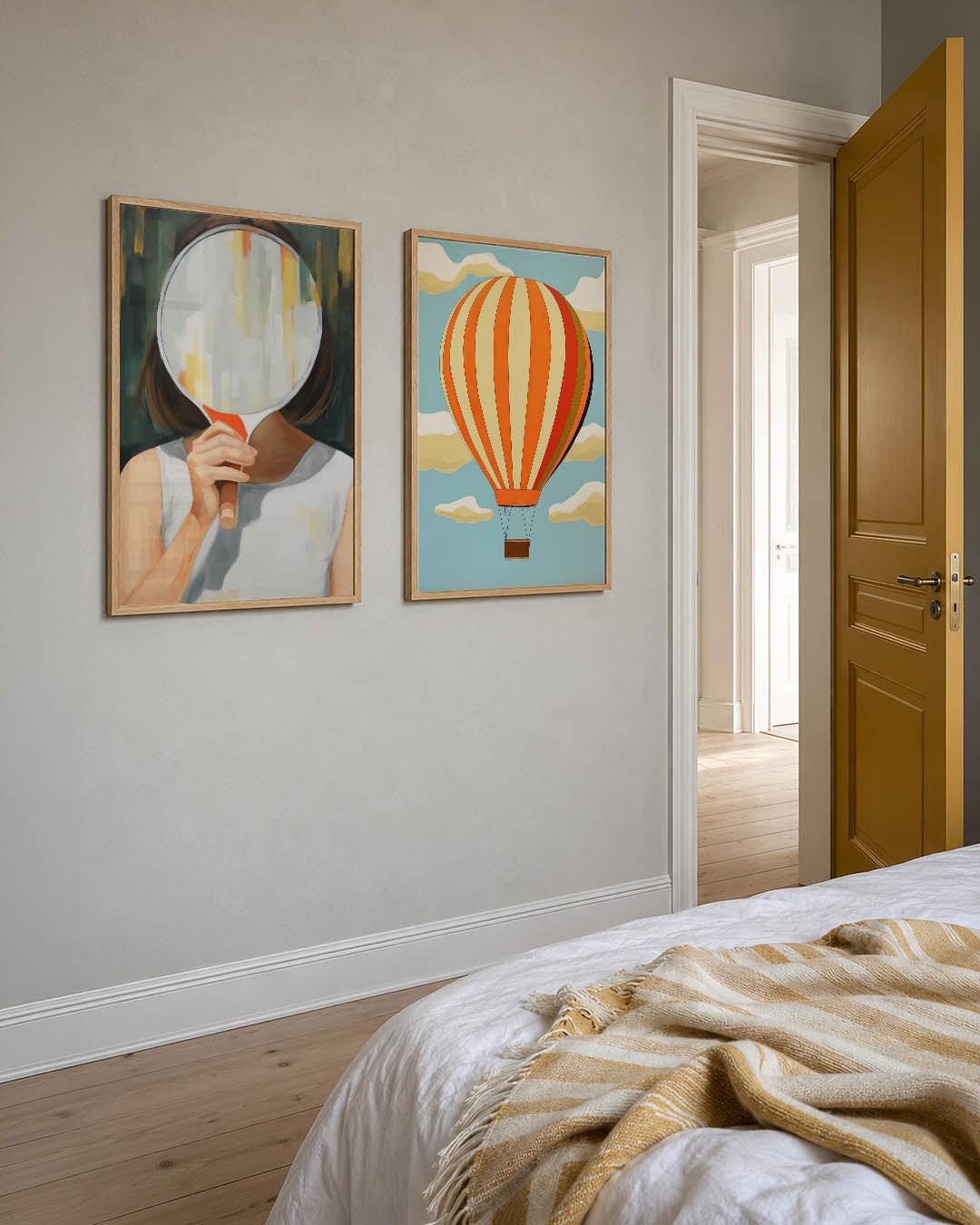 Spiegel en kleur Posterset