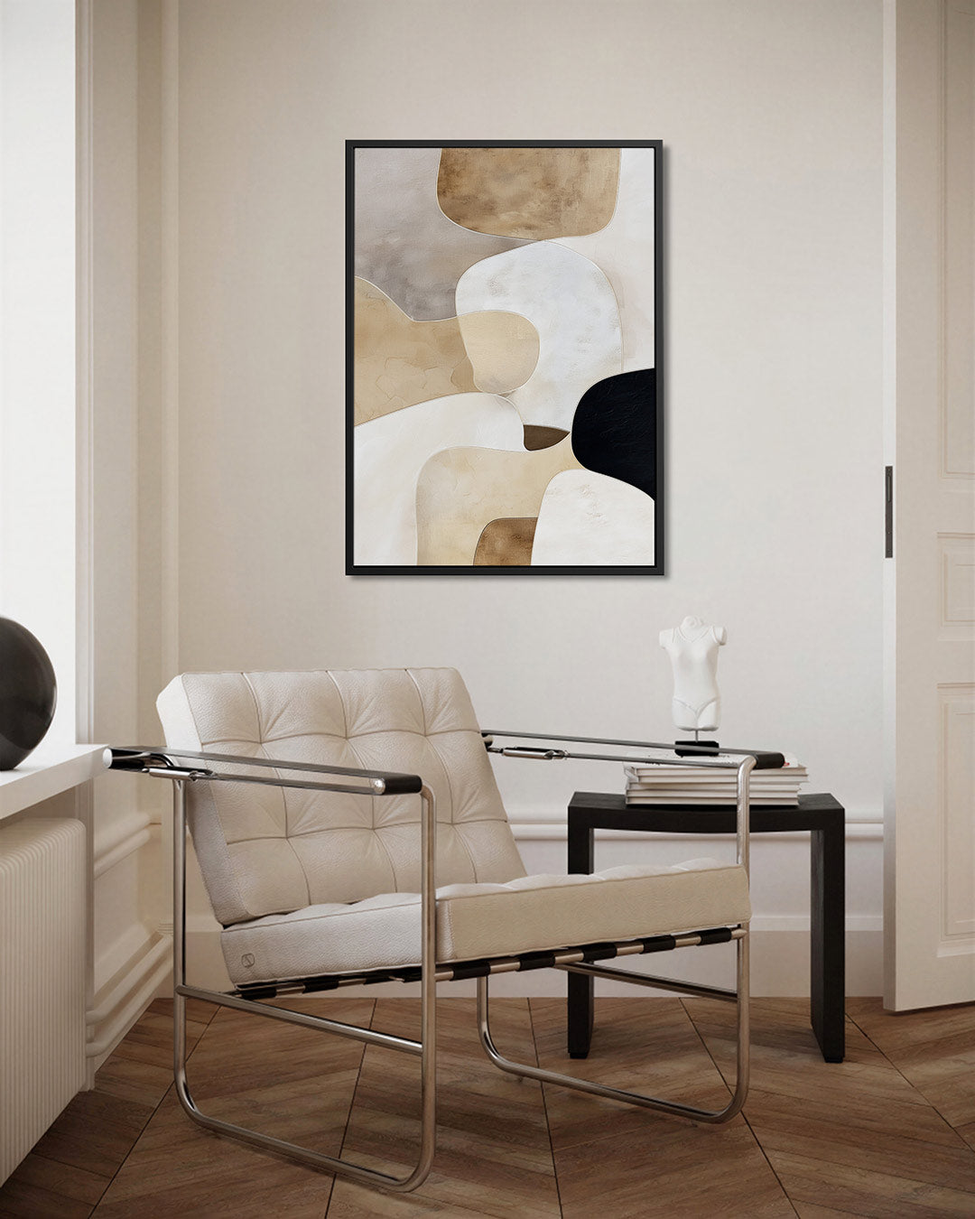 Organische vormen compositie Kunstwerk