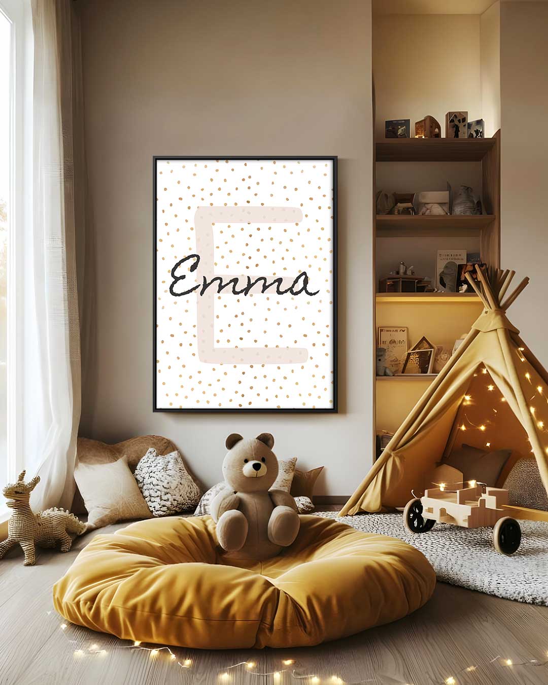 Emma's Puntige Puntjes Kunstwerk-canvas-dibond-plexiglas-wanddecoratie-WallArtistic