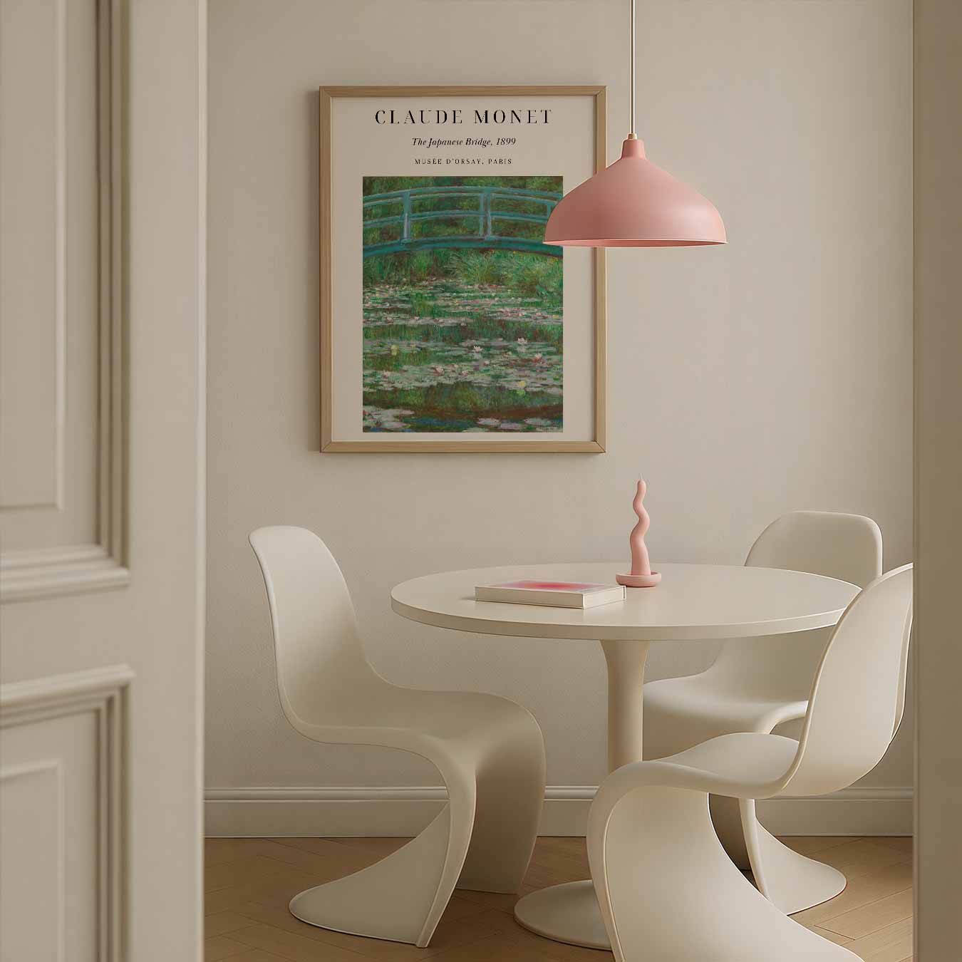 Monet's Betoverende Japanse Brug Poster-WallArtistic