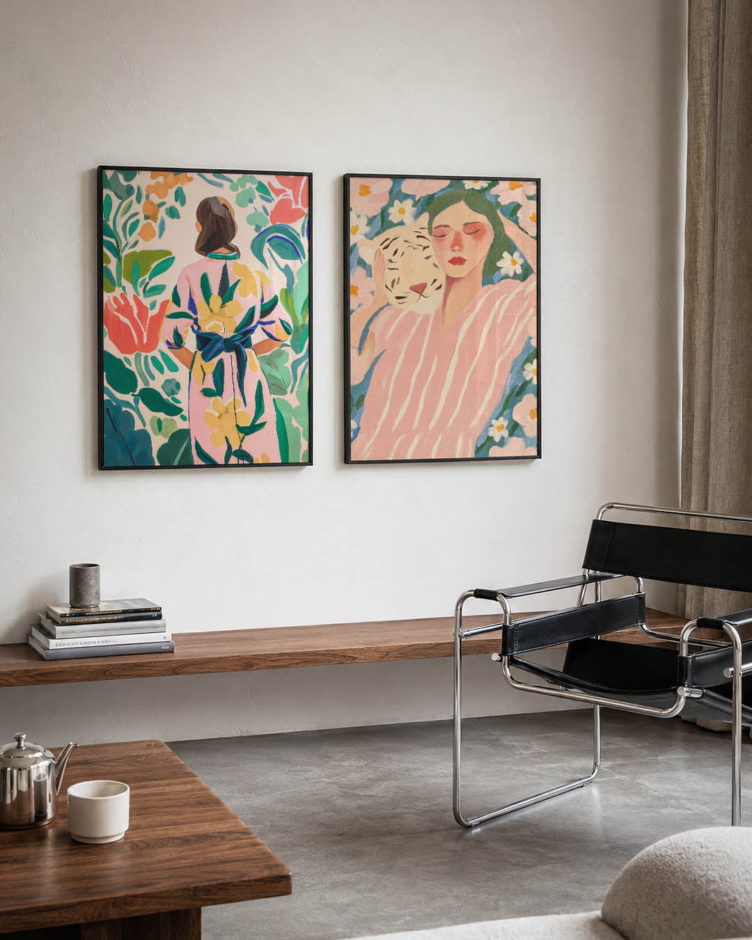 Bloemrijke harmonie Posterset