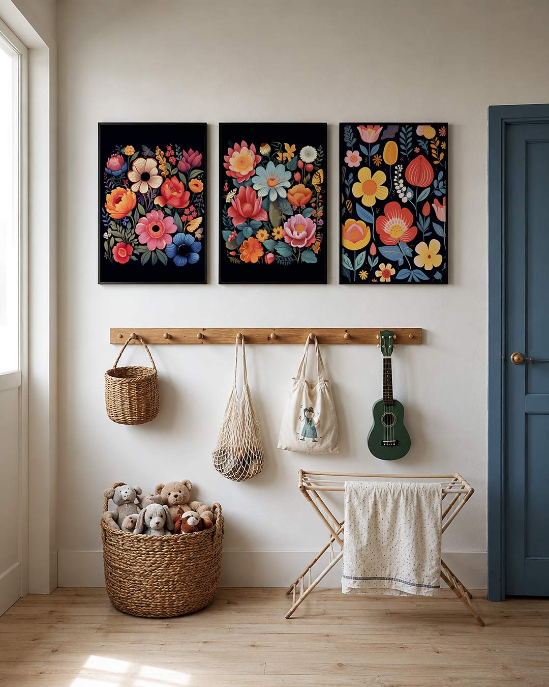 Bloemrijke vormen Posterset