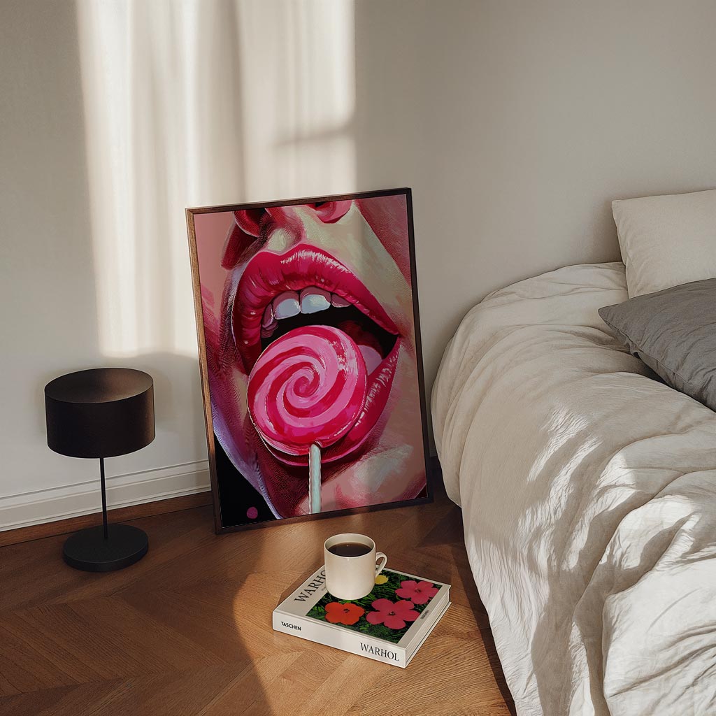 Lollipop Lips Poster II-WallArtistic