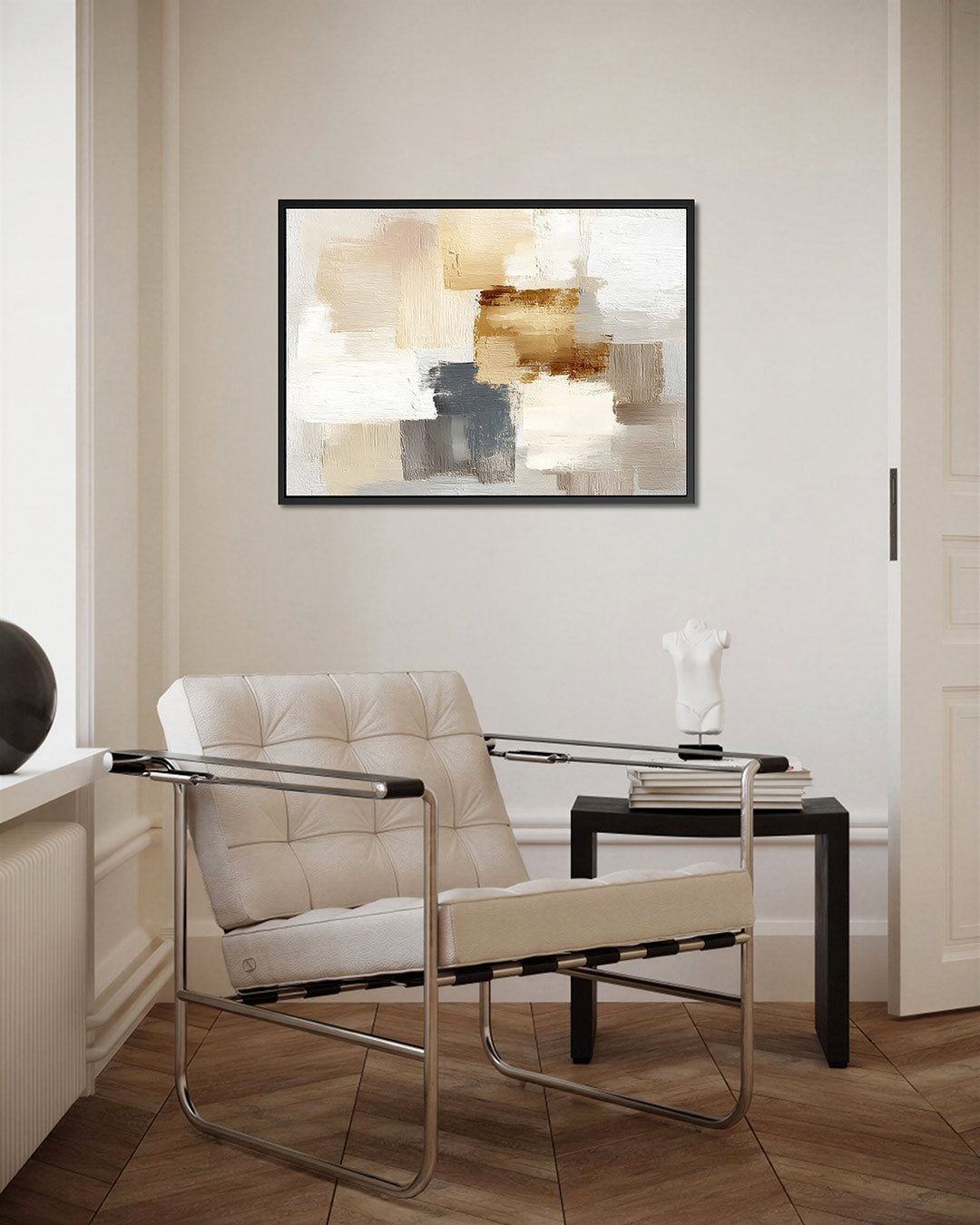 Zachte kleuren compositie Kunstwerk