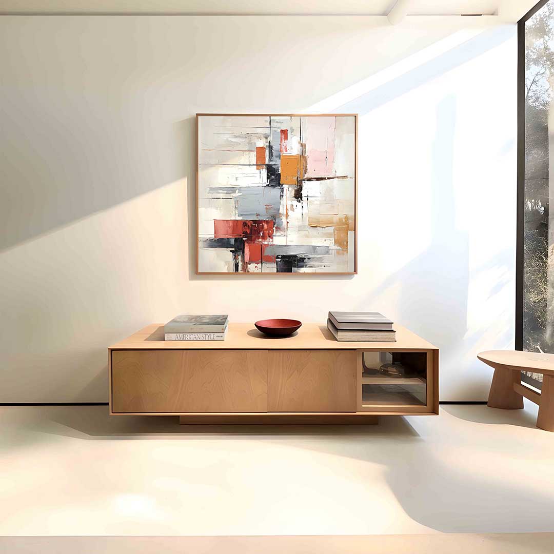 Abstracte geometrische vormen Poster