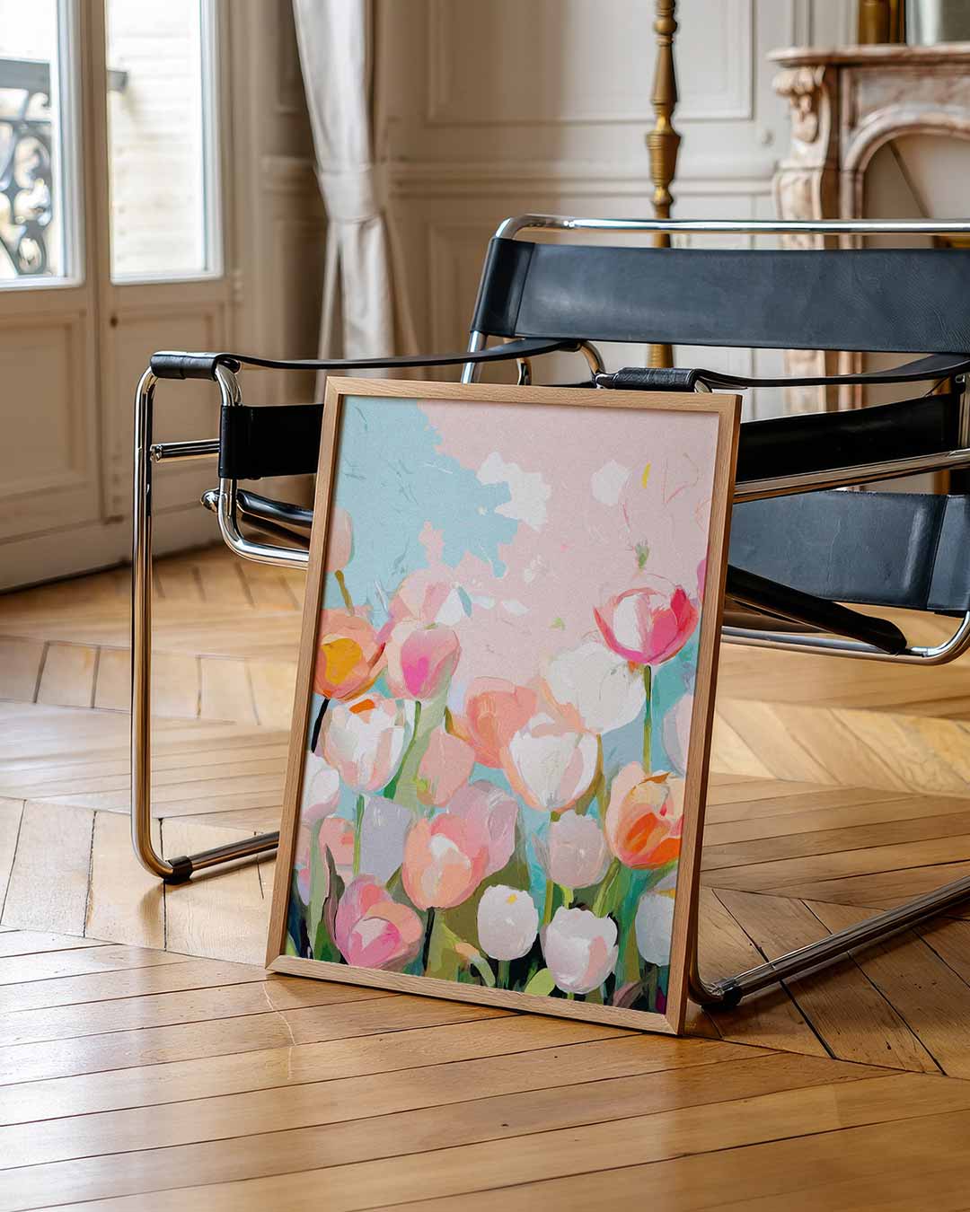 Bloemenpracht Tulpenposter-WallArtistic