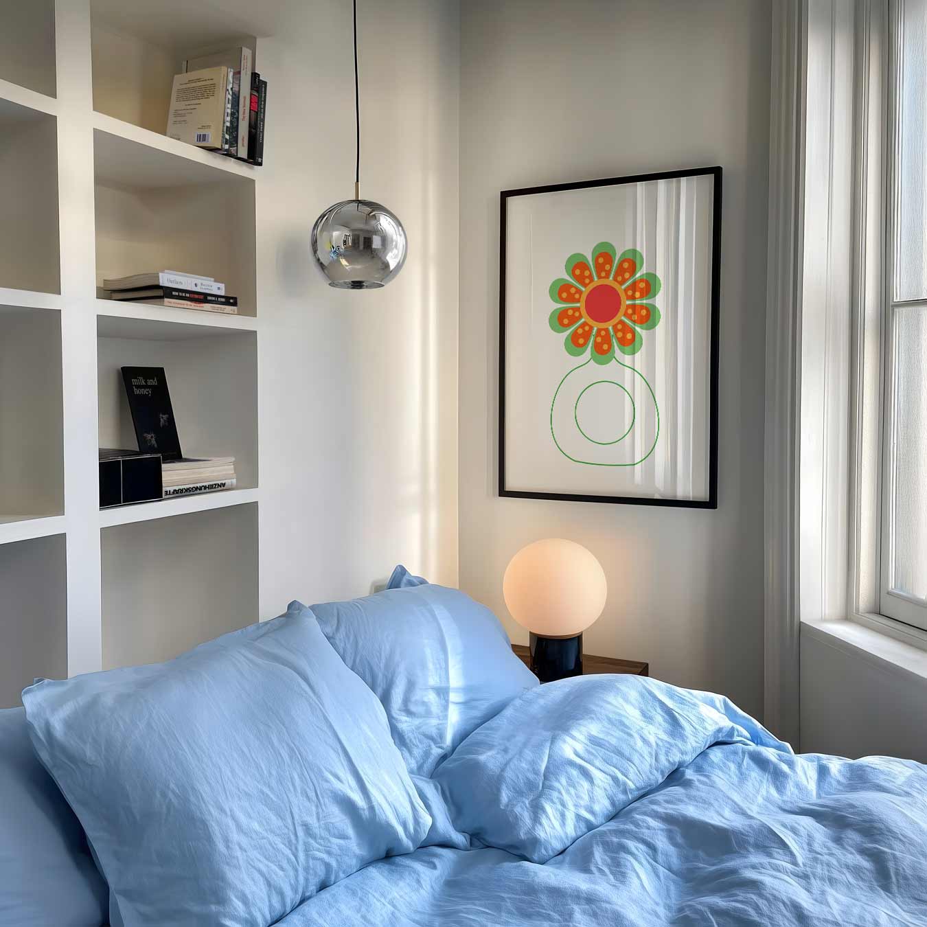 Vrolijke Bloemenpracht Poster-WallArtistic