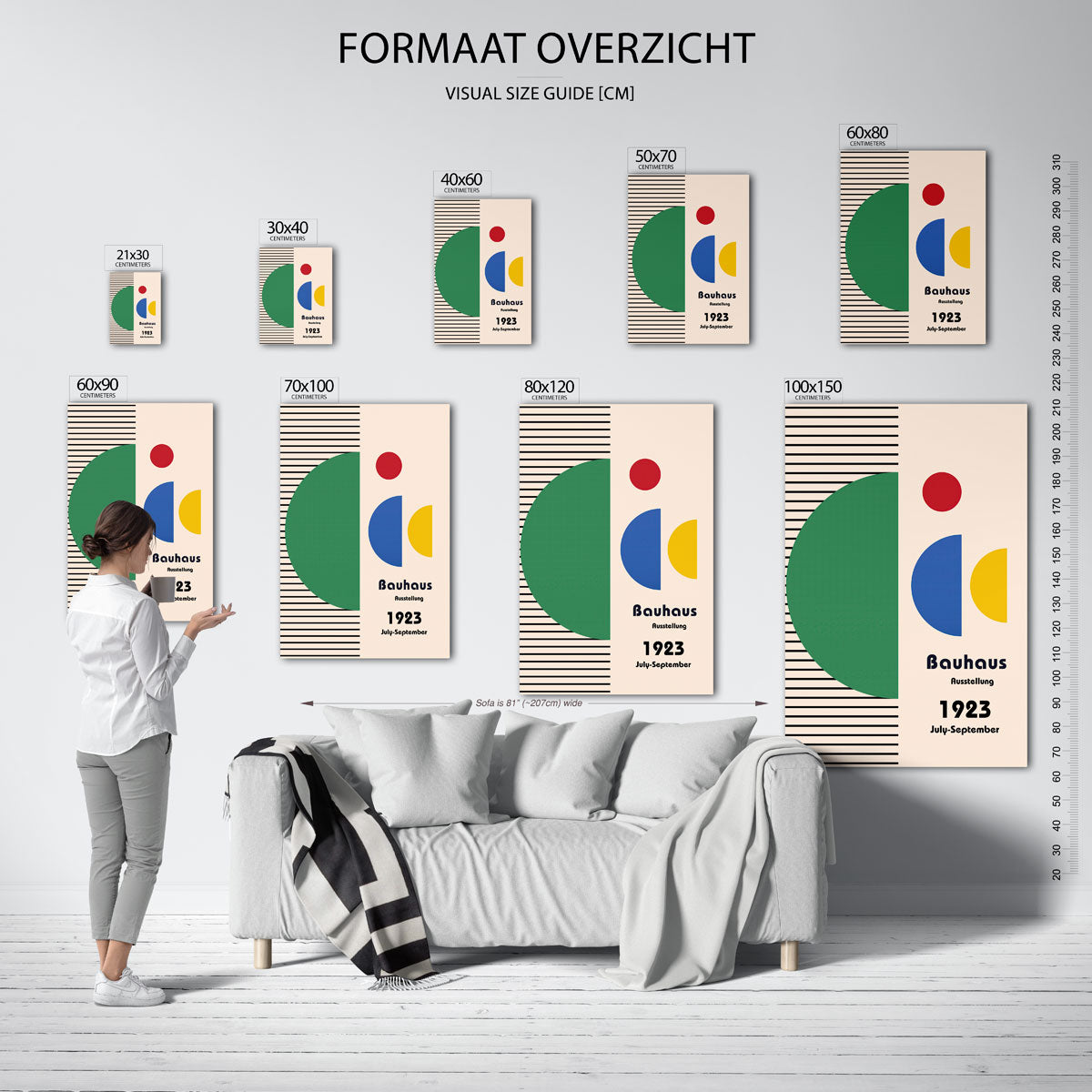 Vormen en lijnen Poster