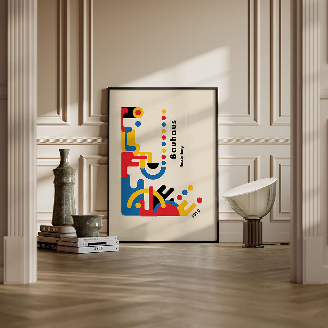 Vormen en kleurvlakken Poster