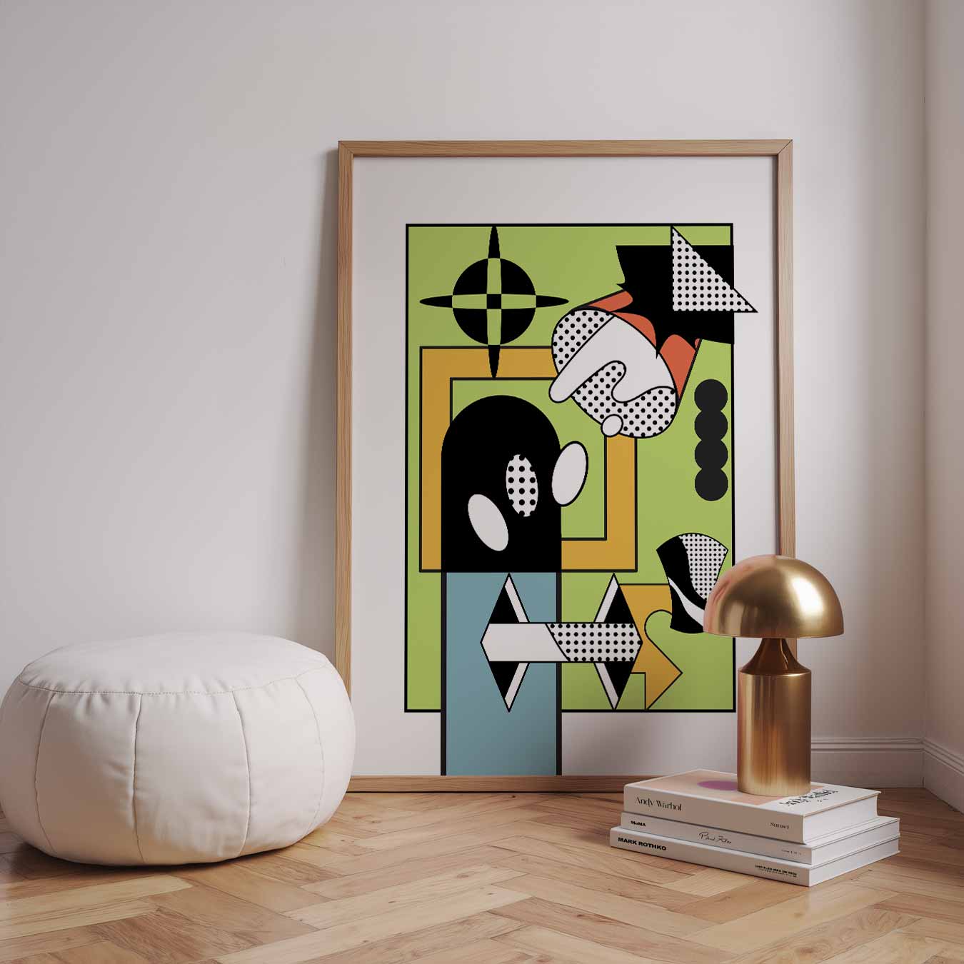 Moderne Geometrische Kunstposter-WallArtistic