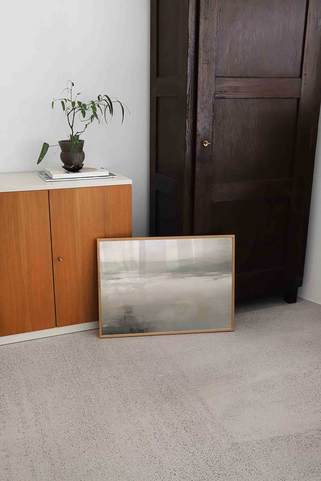 Abstracte landschapsweergave Poster