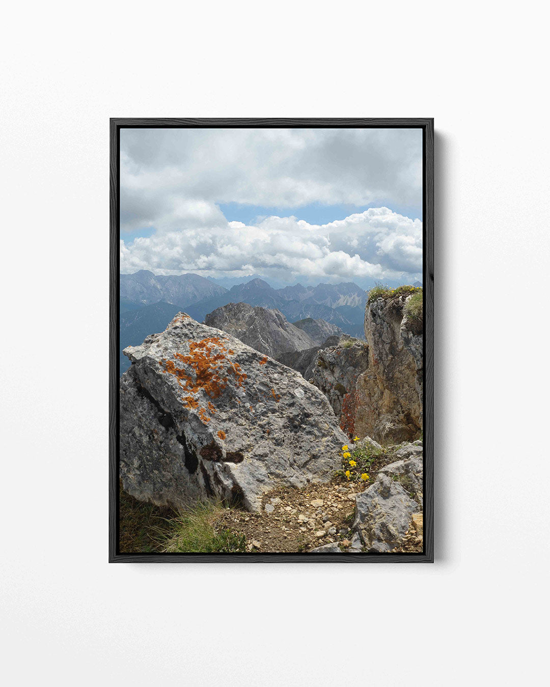 Berglandschap met rotsen Kunstwerk