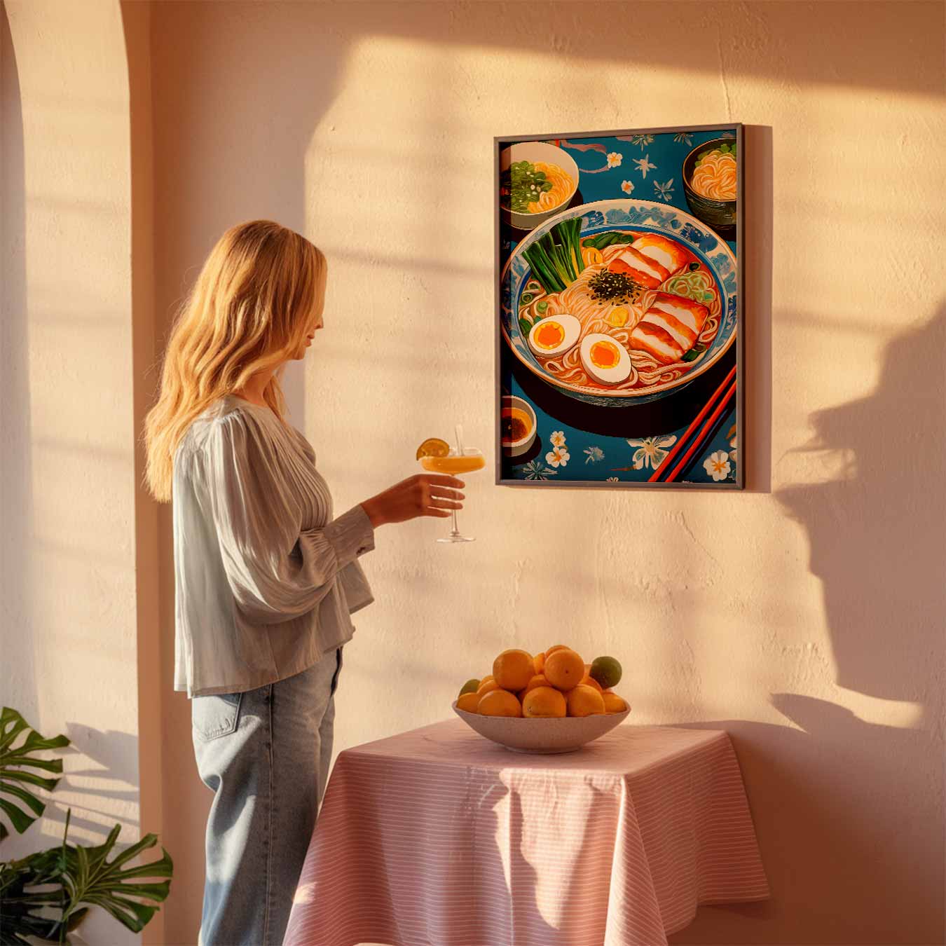 Heerlijke Ramen Illustratie Poster-WallArtistic