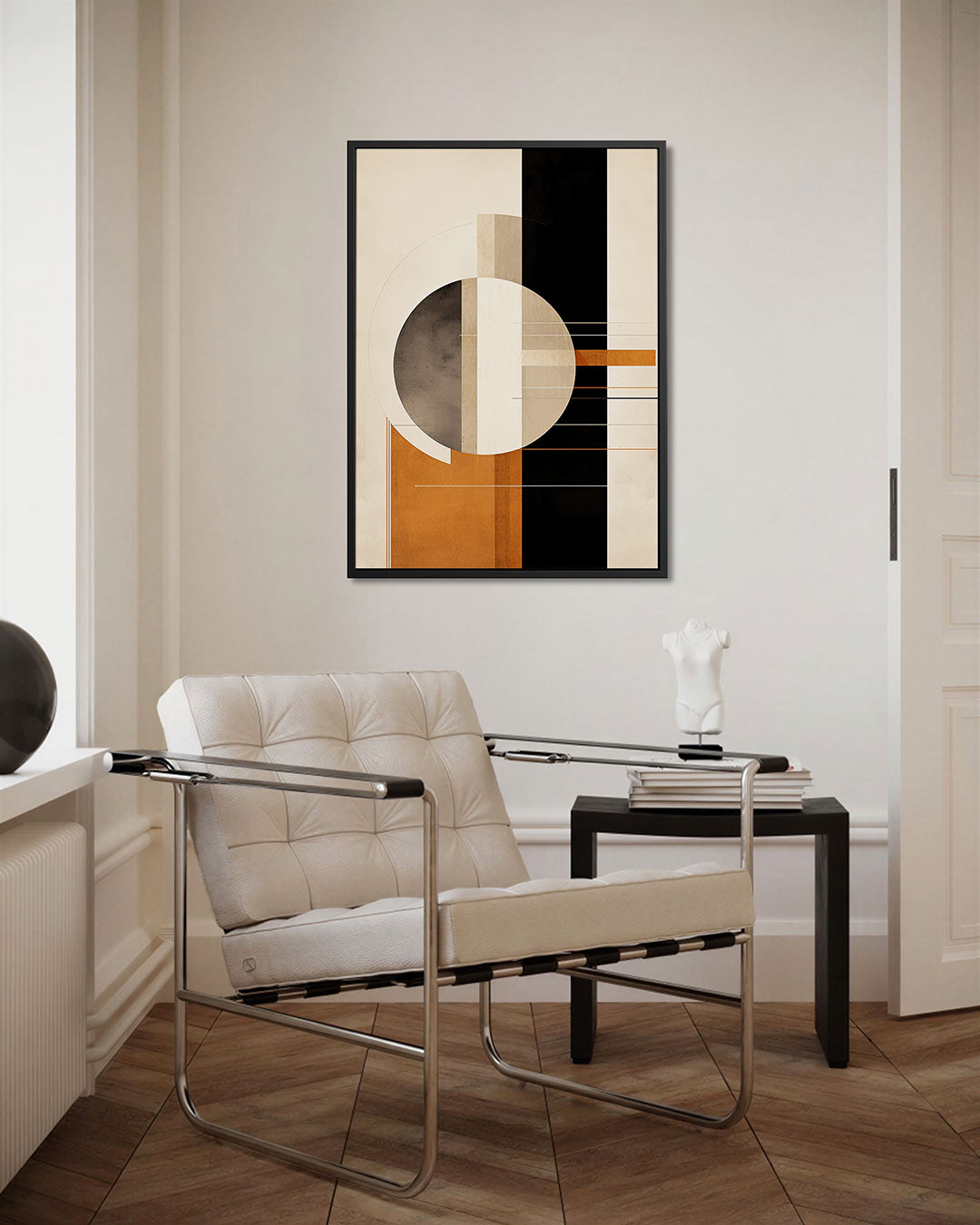 Geometrische vormen compositie Kunstwerk